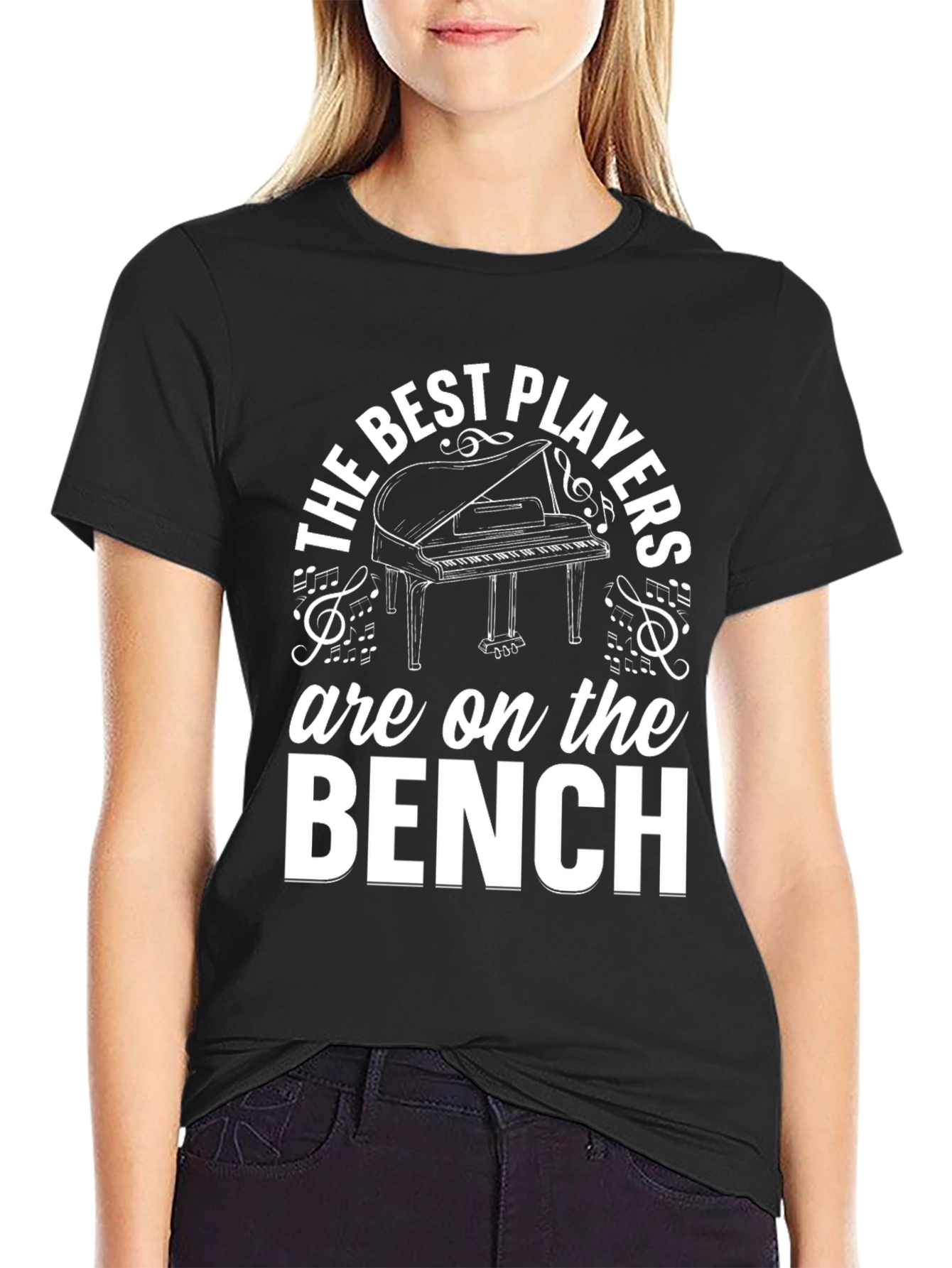The Best Players Piano Graphic Tee