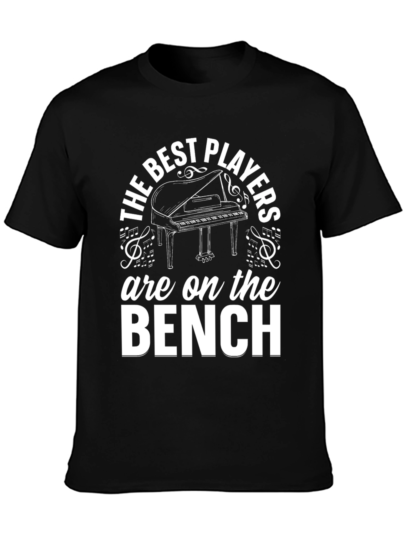 The Best Players Piano Graphic Tee
