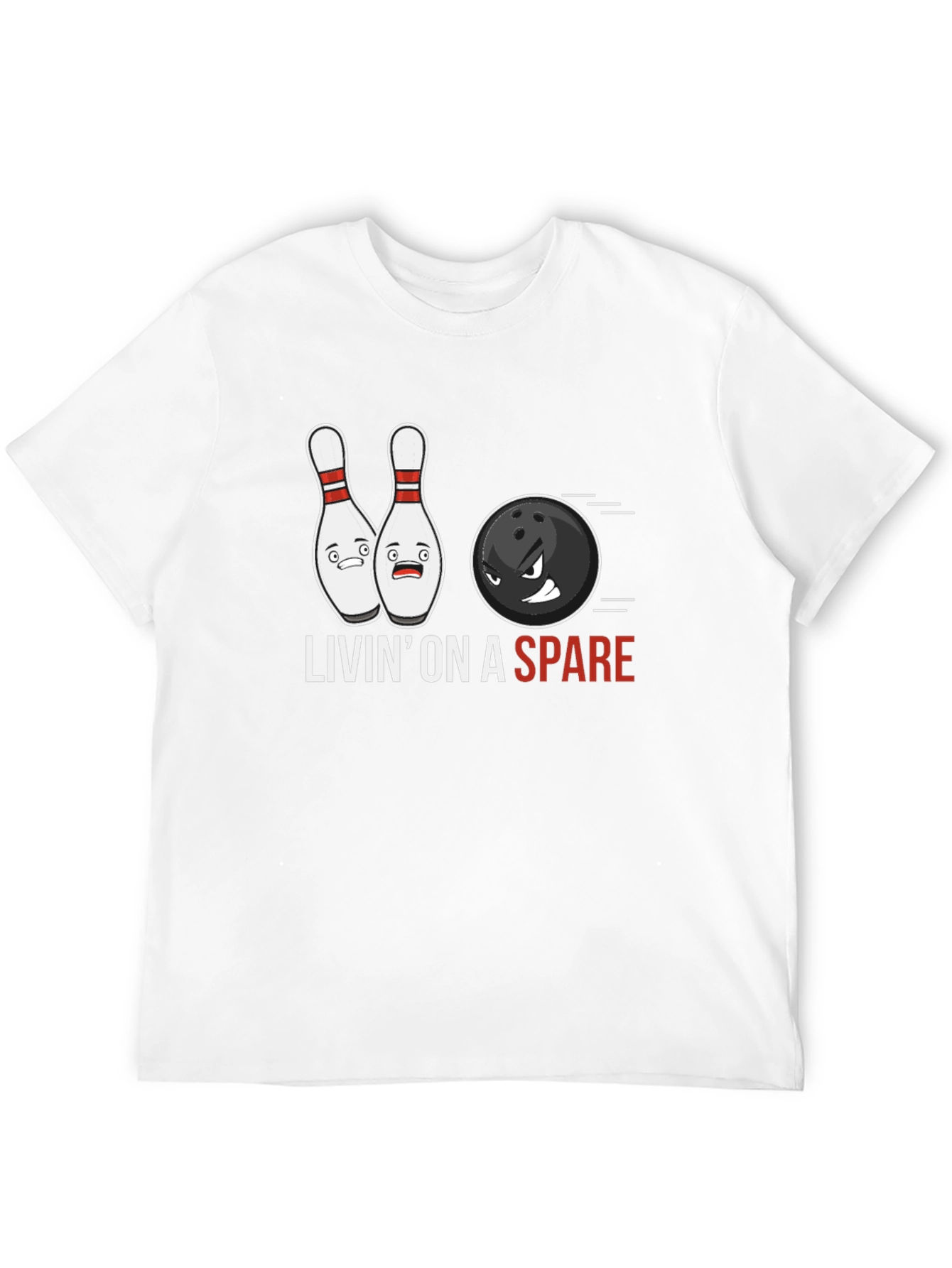 Livin on a Spare Bowling T-Shirt