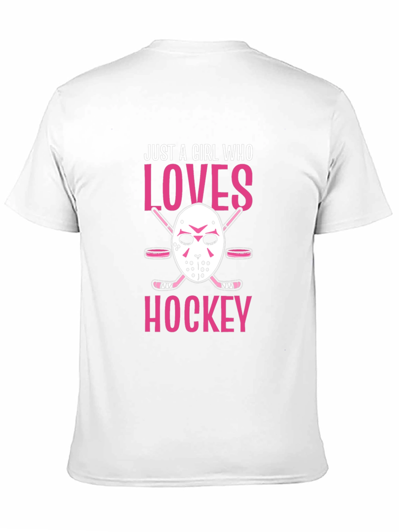 Just A Girl Who Loves Hockey Graphic Tee
