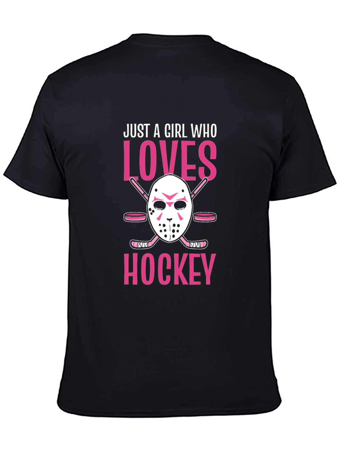 Just A Girl Who Loves Hockey Graphic Tee