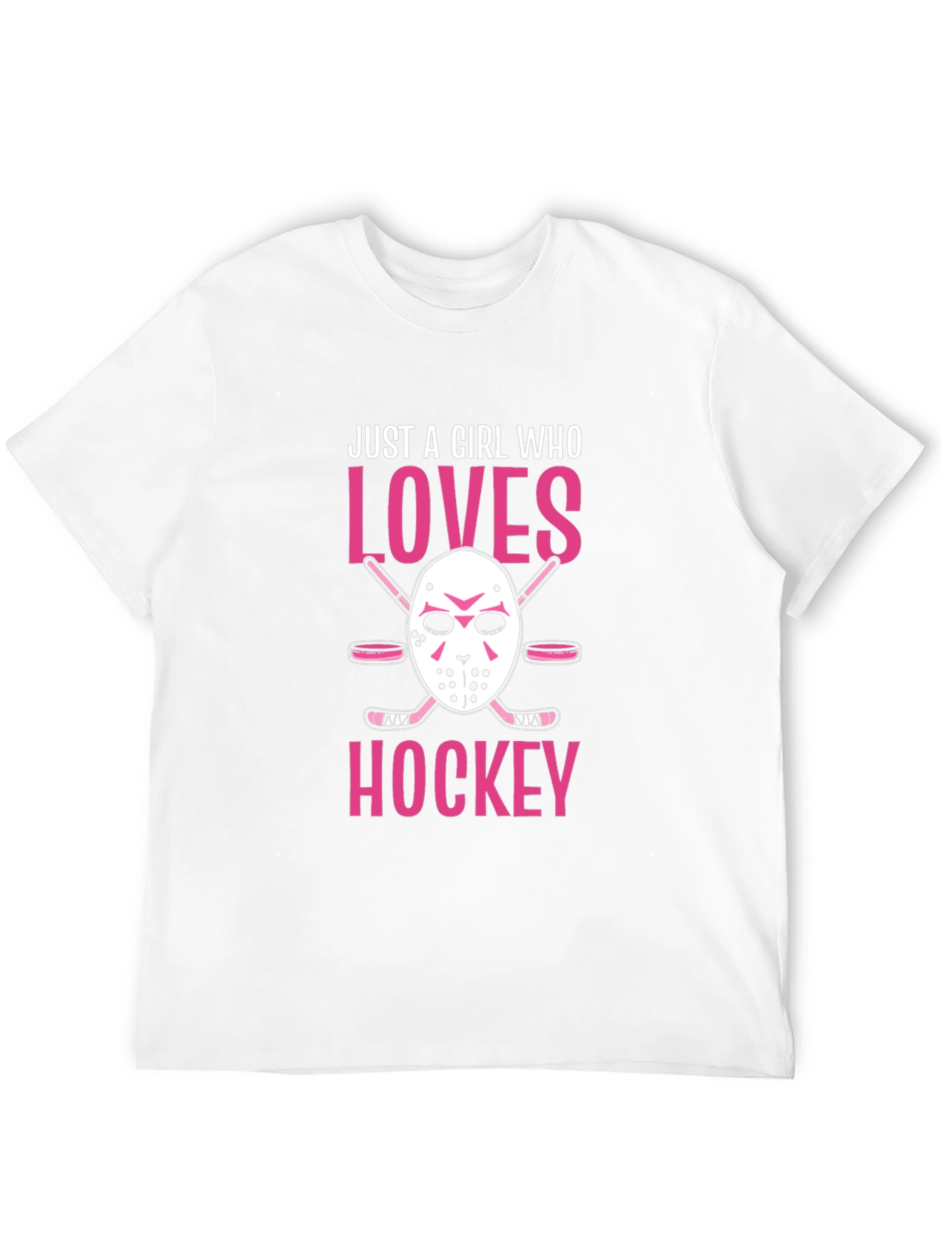 Just A Girl Who Loves Hockey Graphic Tee