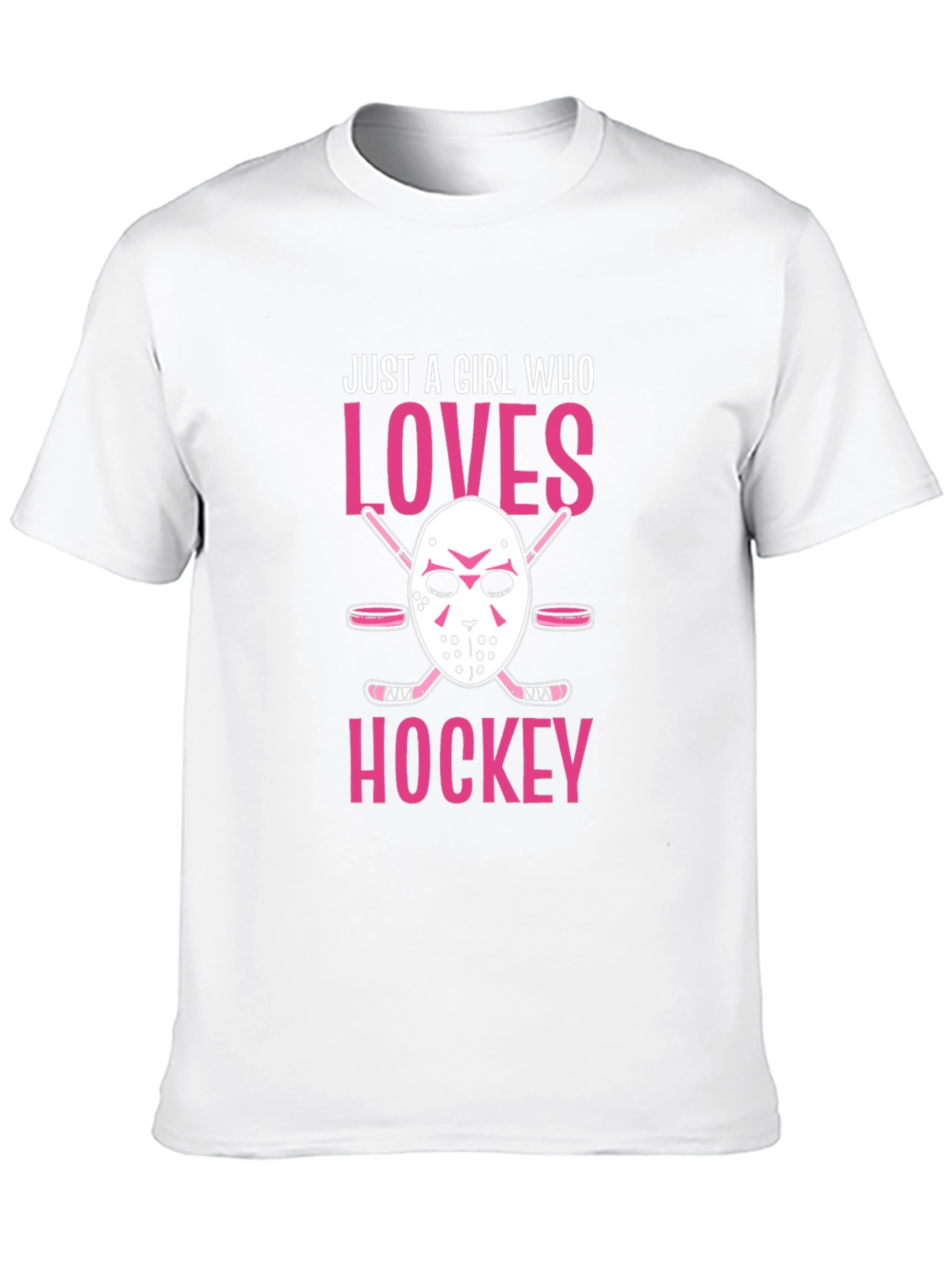 Just A Girl Who Loves Hockey Graphic Tee