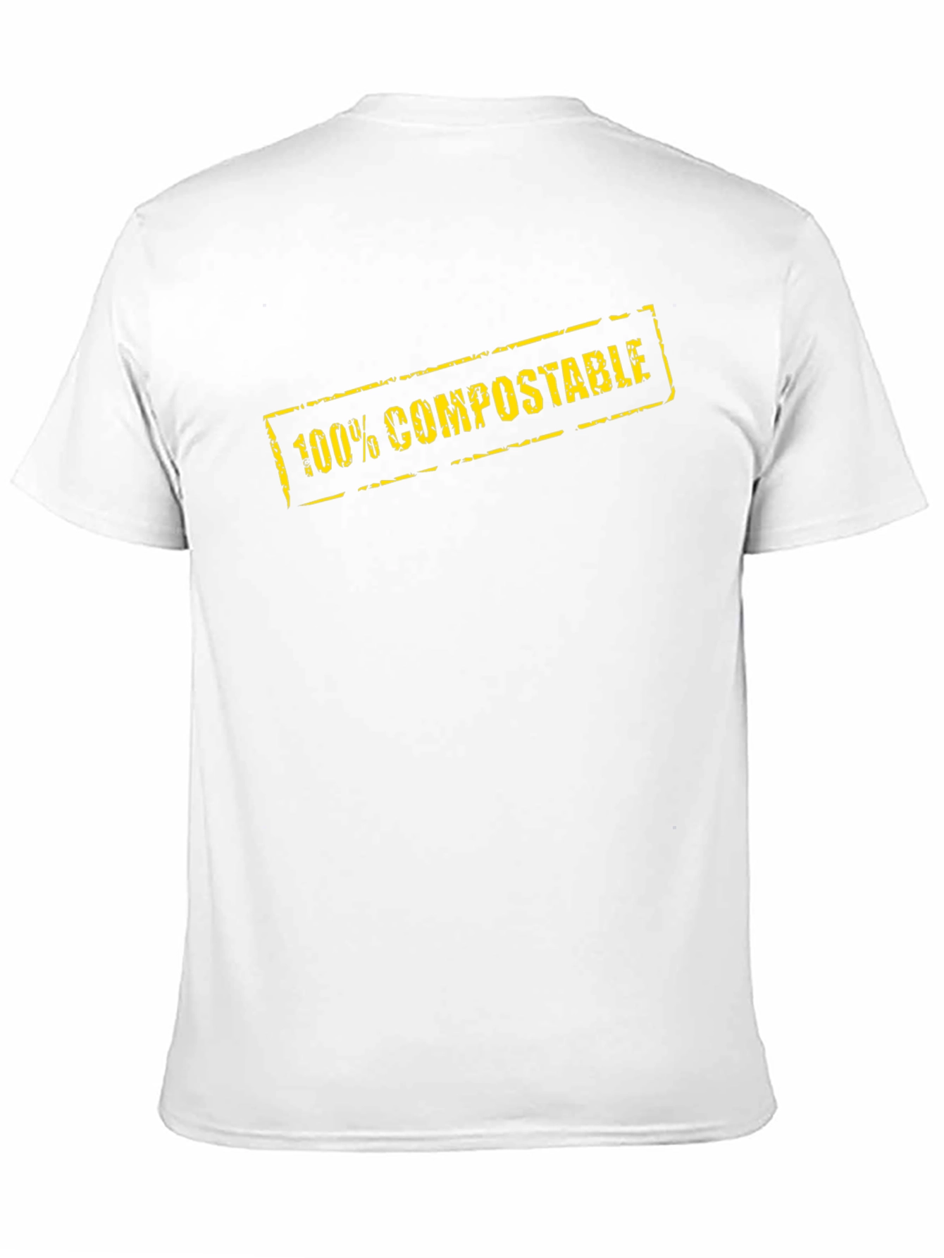 100% Compostable Graphic Tee - Eco-Friendly Black T-Shirt