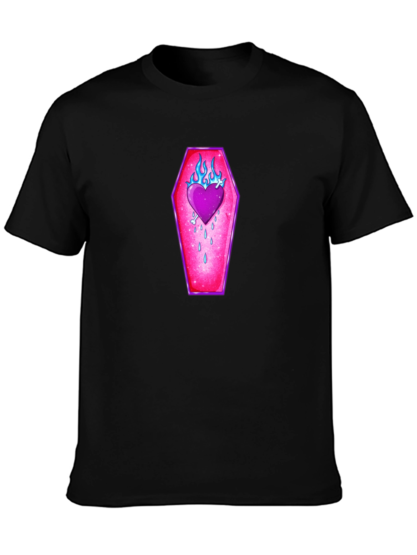 Burning Love Coffin T-Shirt