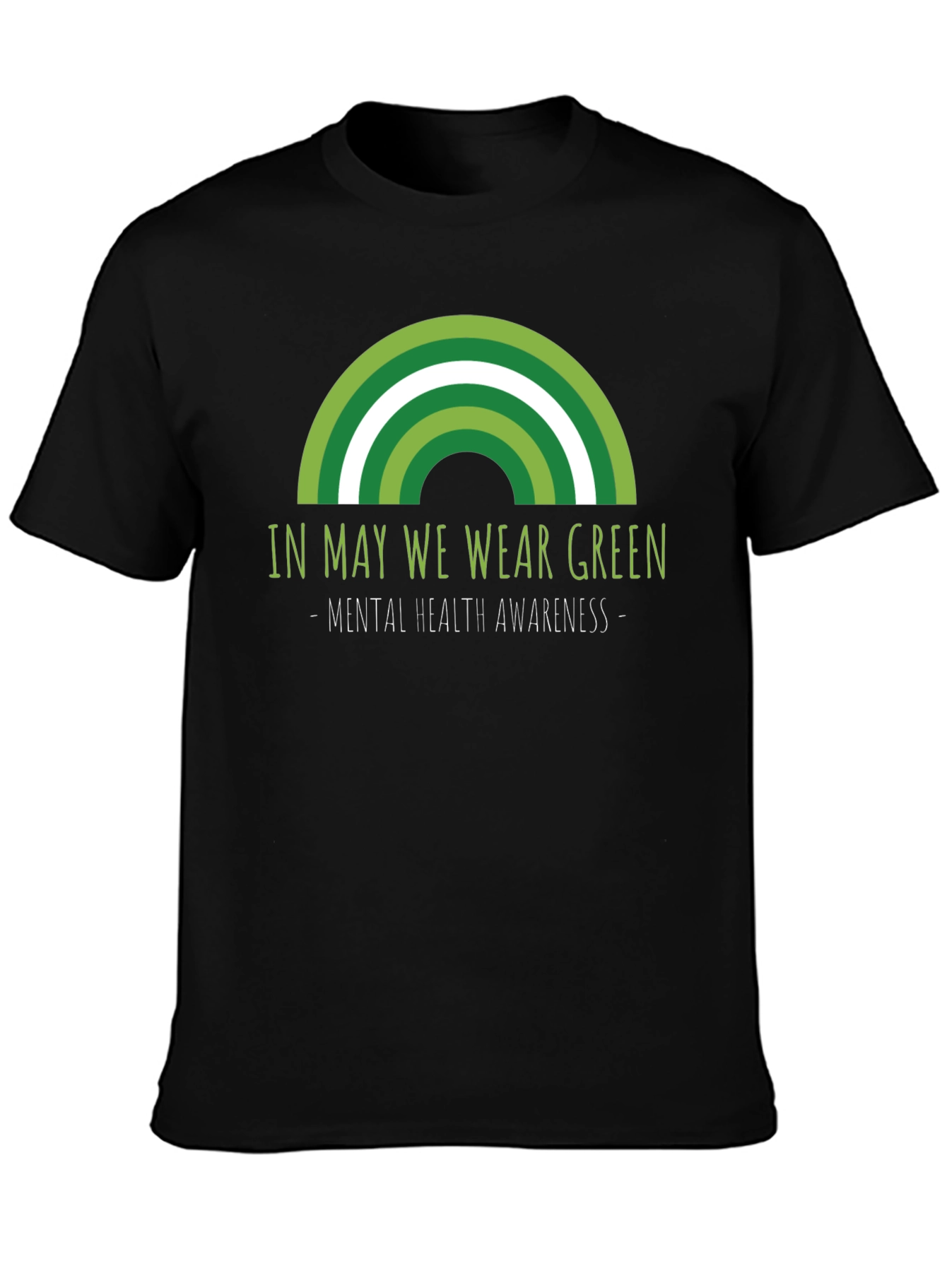 In May We Wear Green Mental Health Awareness T-Shirt