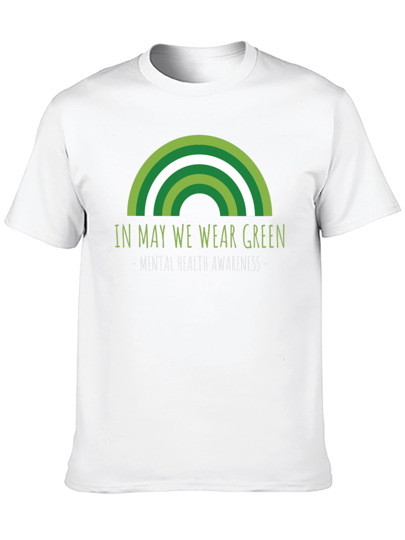 In May We Wear Green Mental Health Awareness T-Shirt