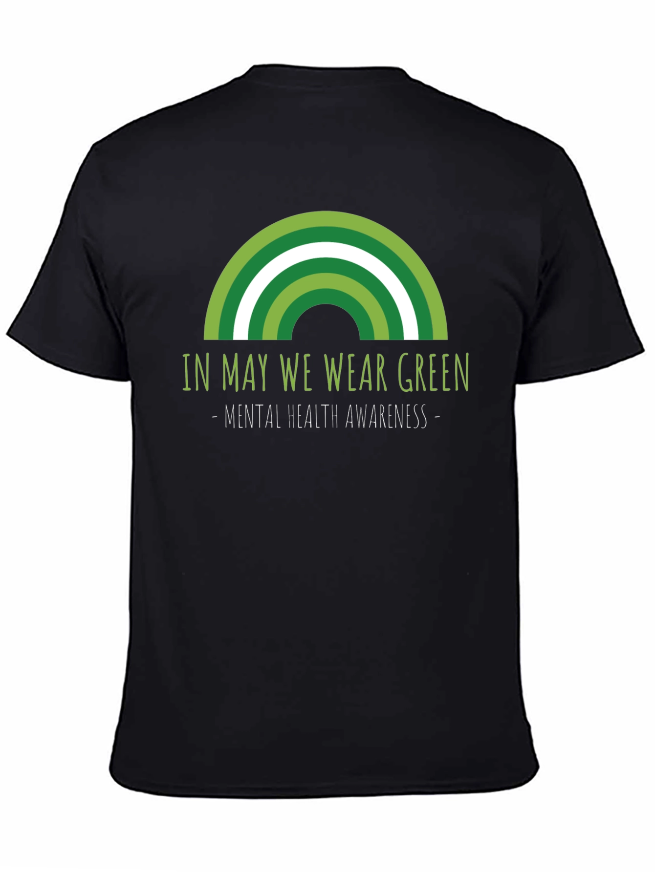 In May We Wear Green Mental Health Awareness T-Shirt