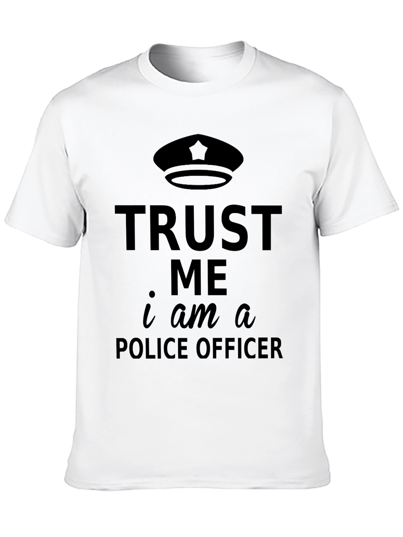 Trust Me Im A Police Officer T-Shirt - Black