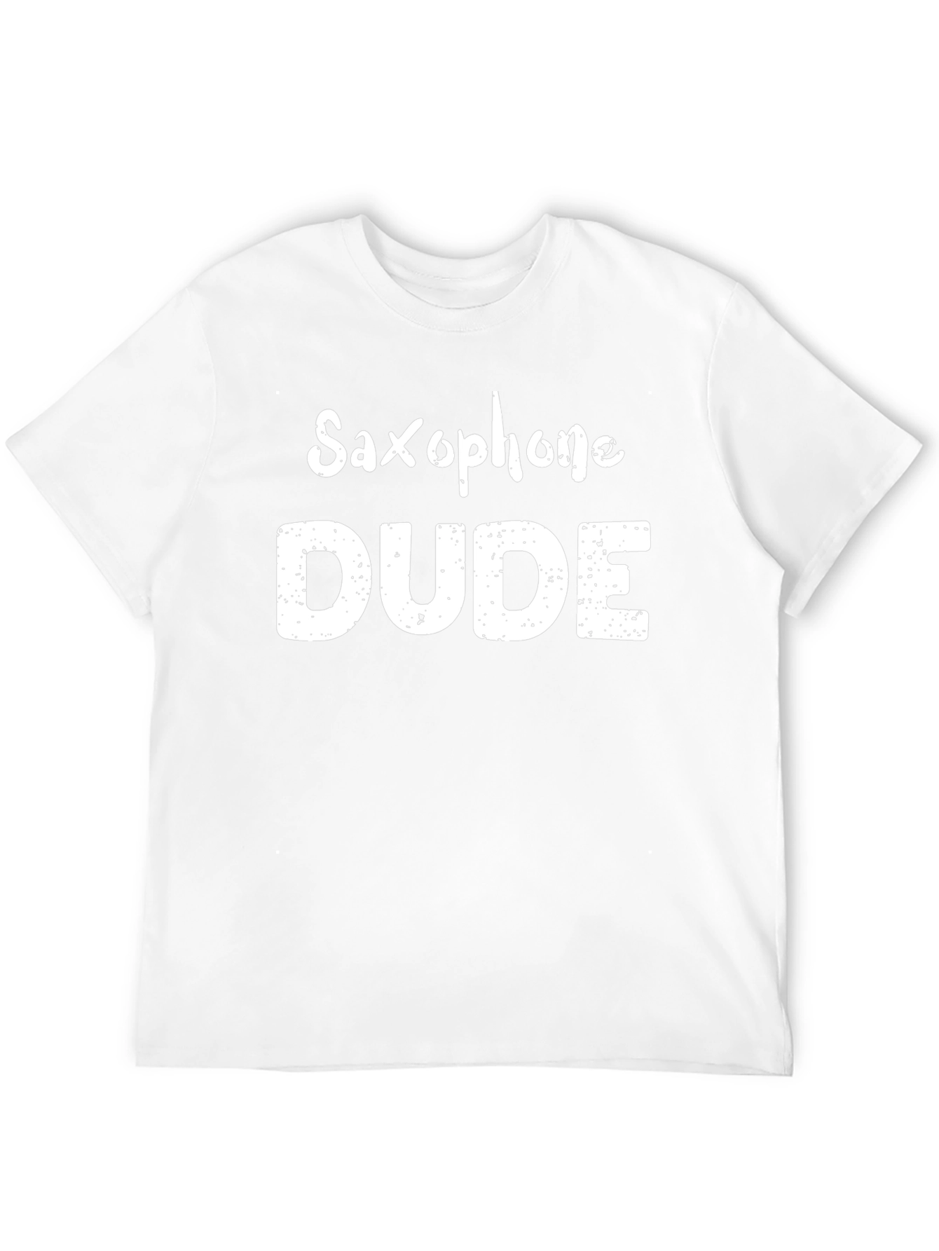 Saxophone Dude Graphic Tee - Black Cotton
