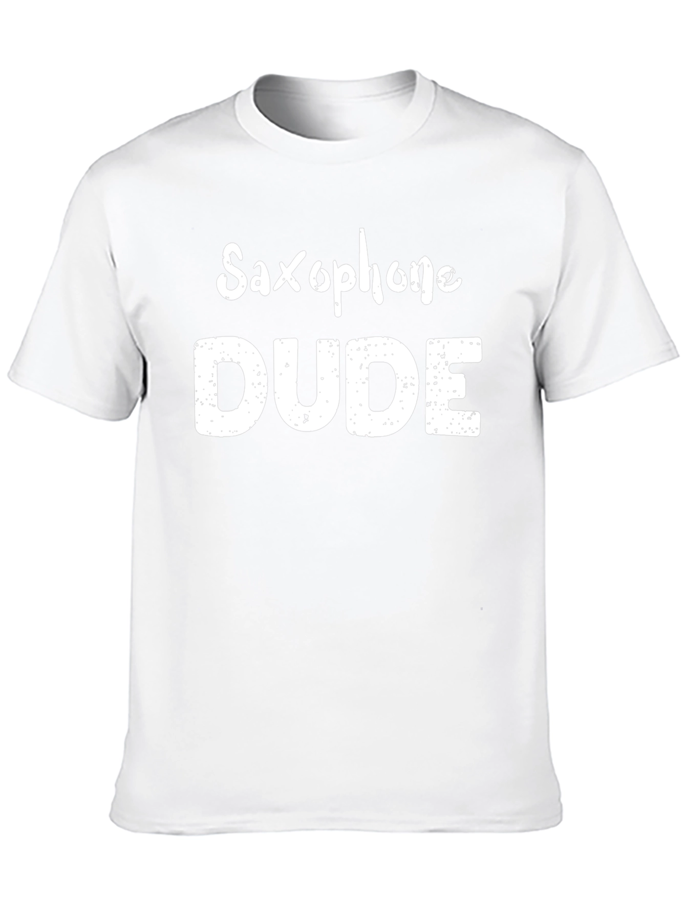 Saxophone Dude Graphic Tee - Black Cotton