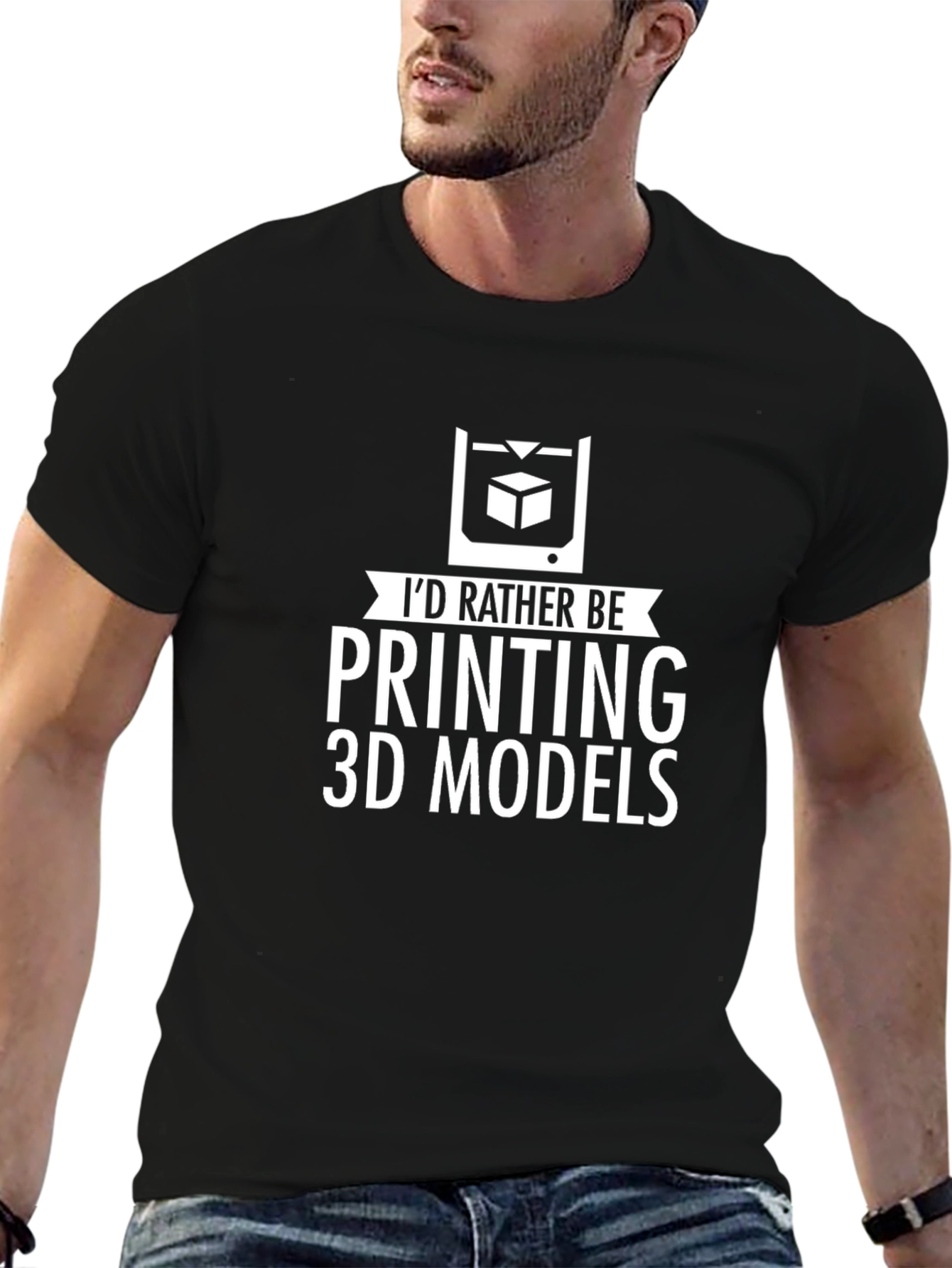 Id Rather Be Printing 3D Models T-Shirt