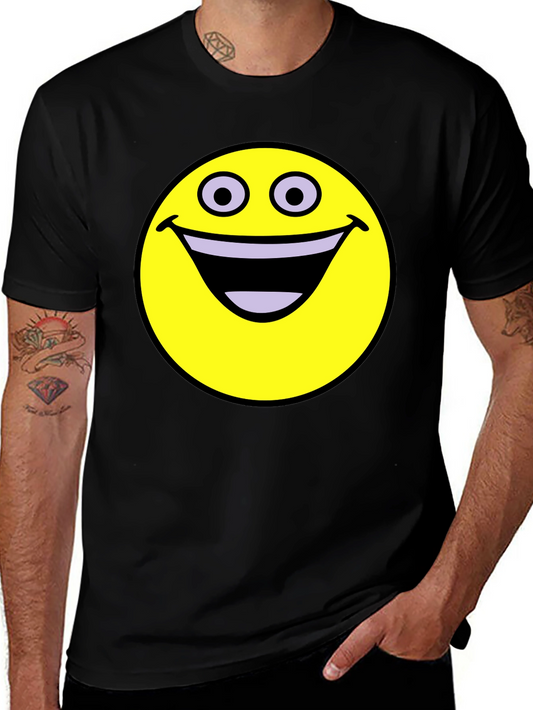 Happy Smiley Face Graphic T-Shirt