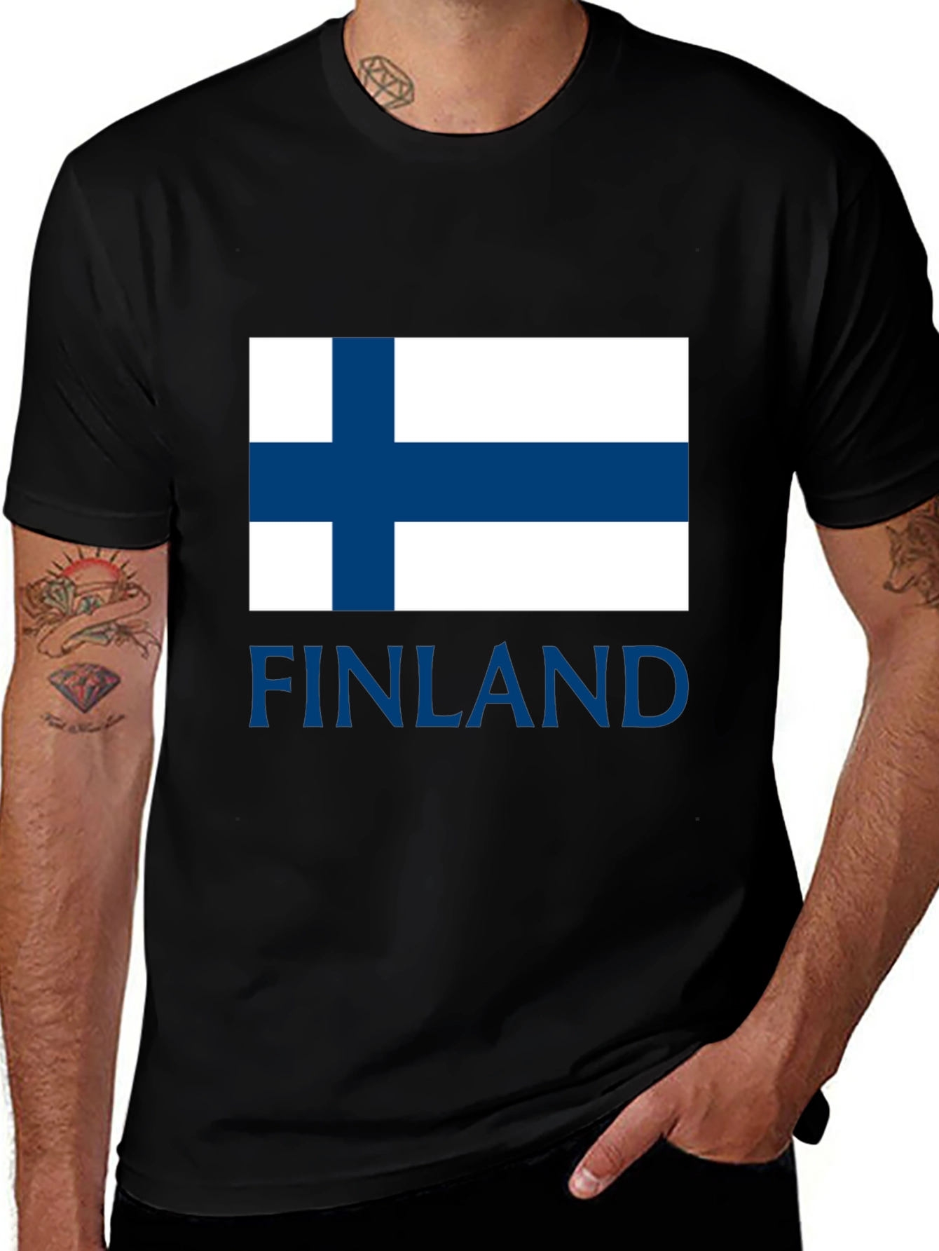 Finland Flag T-Shirt - Stylish National Pride Tee