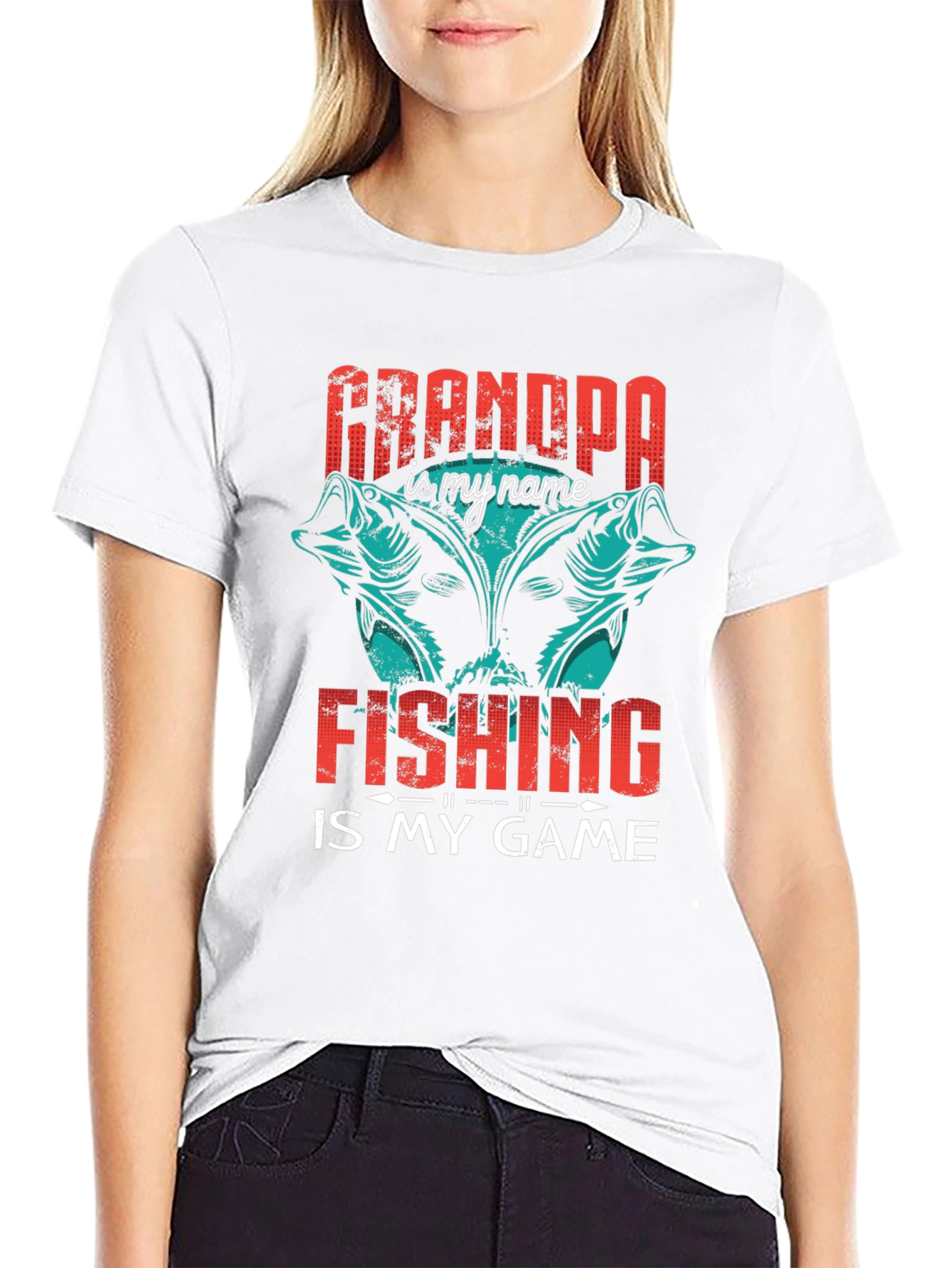 Grandpa Fishing Game T-Shirt
