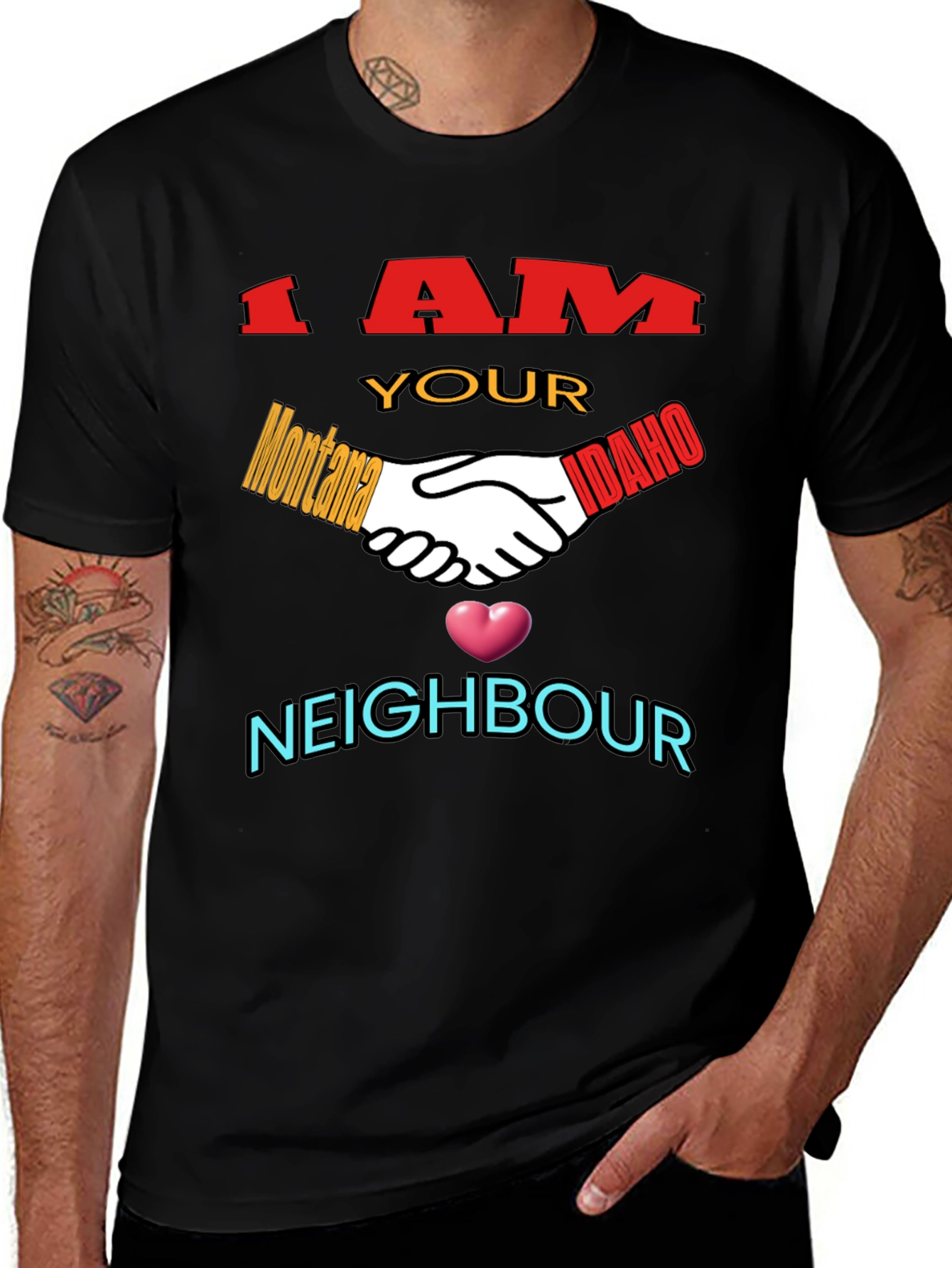 Montana Idaho Neighbour T-Shirt