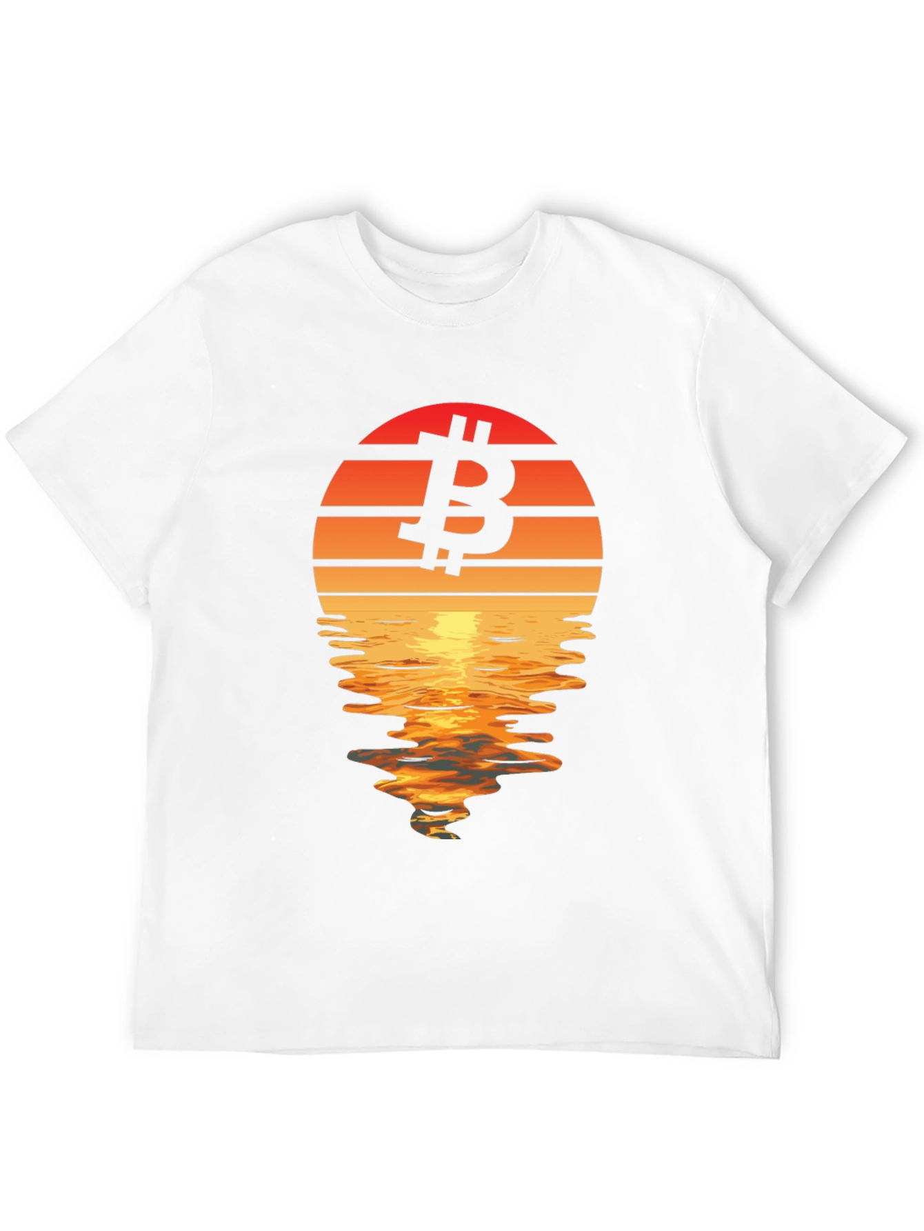 Bitcoin Sunset T-Shirt - Crypto Investor Apparel