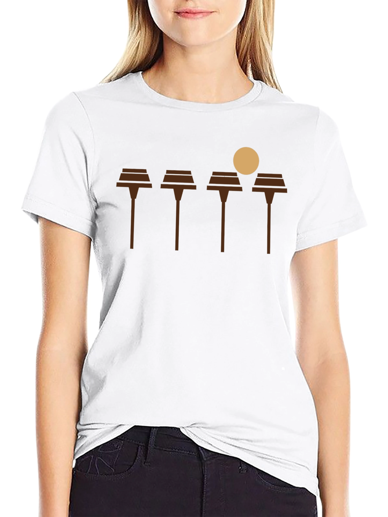 Abstract Lanterns Graphic Tee