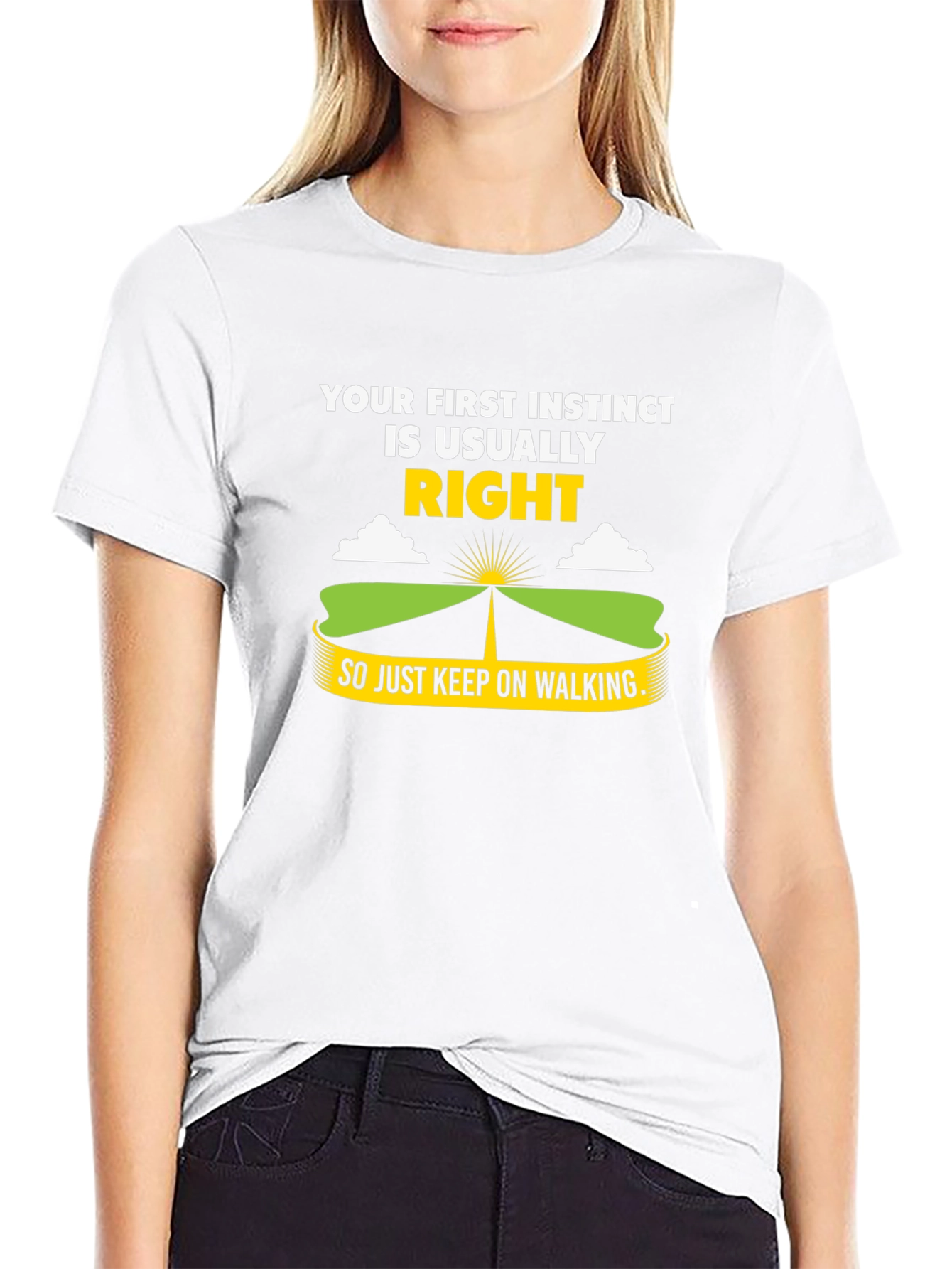 First Instinct Walking T-Shirt