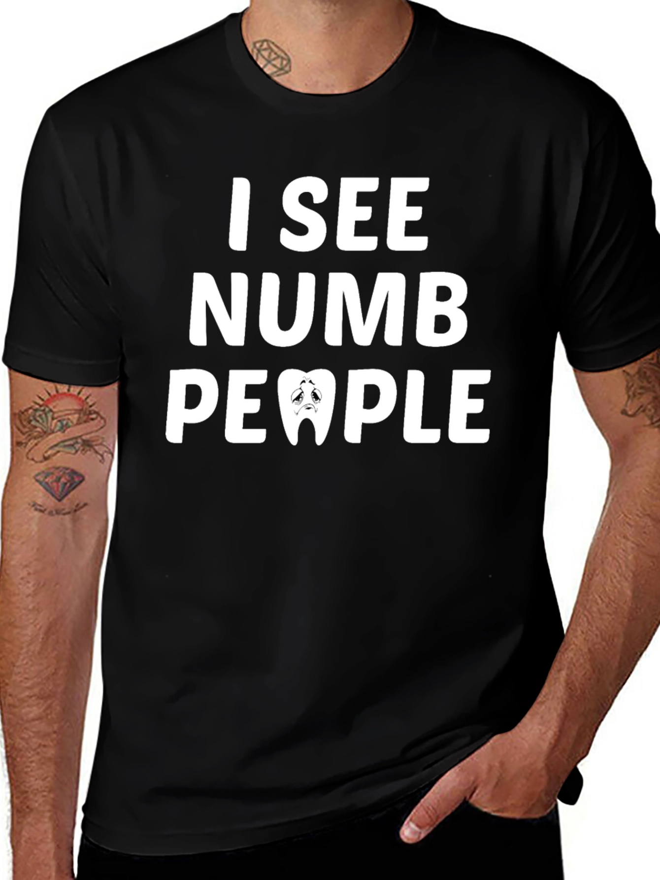 I See Numb People T-Shirt - Funny Dentist Tee