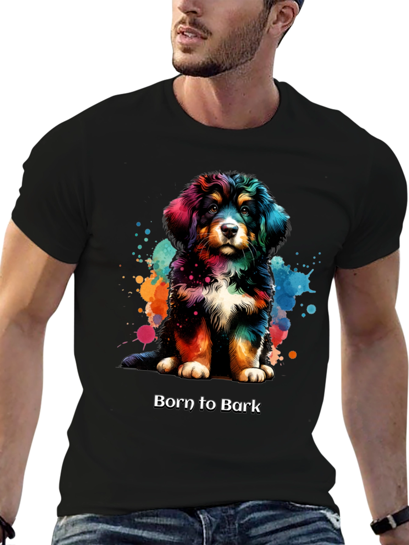 Born to Bark Dog T-Shirt