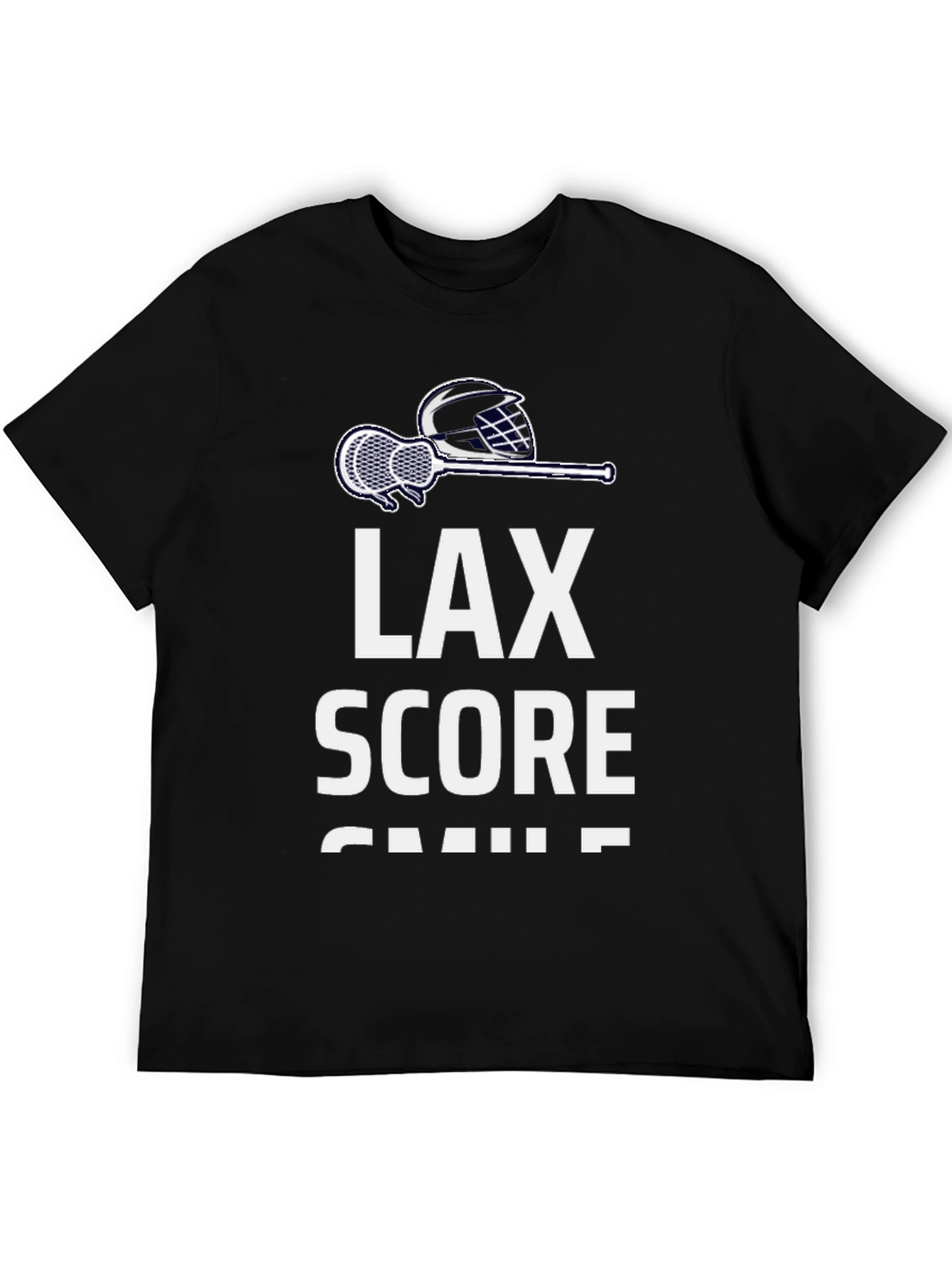 LAX Score Smile Mens Graphic T-Shirt