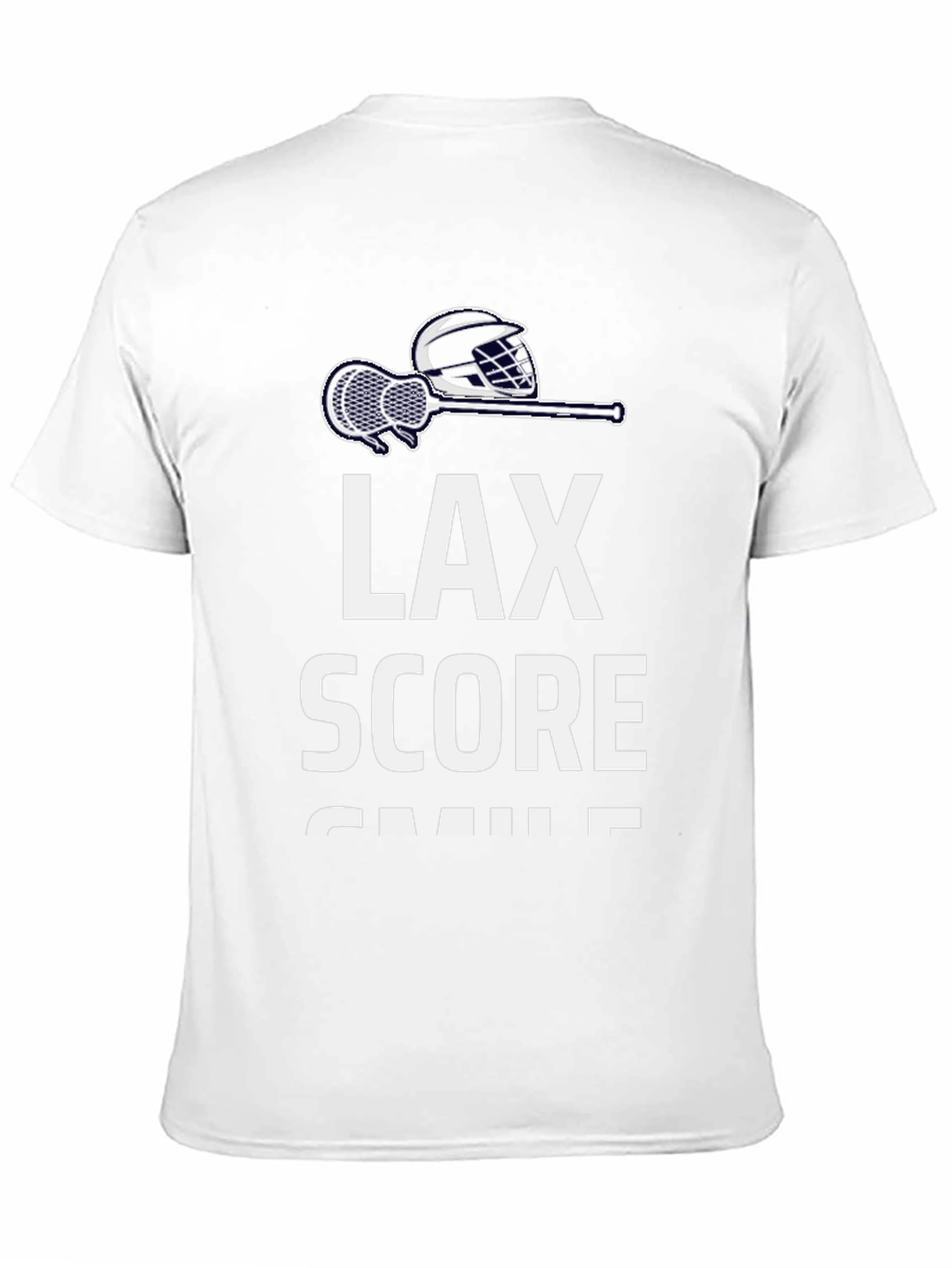 LAX Score Smile Mens Graphic T-Shirt