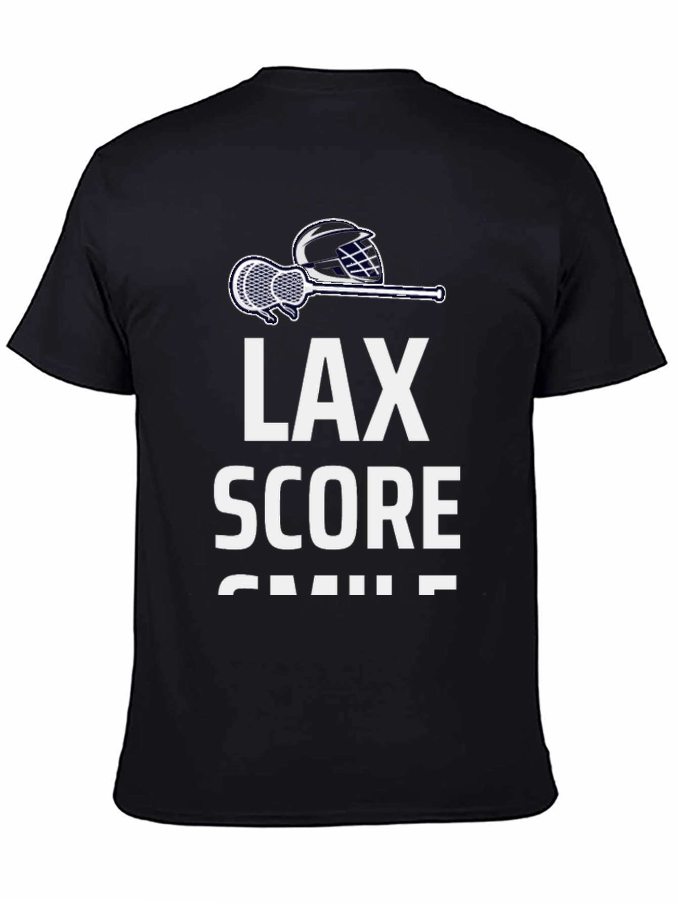 LAX Score Smile Mens Graphic T-Shirt