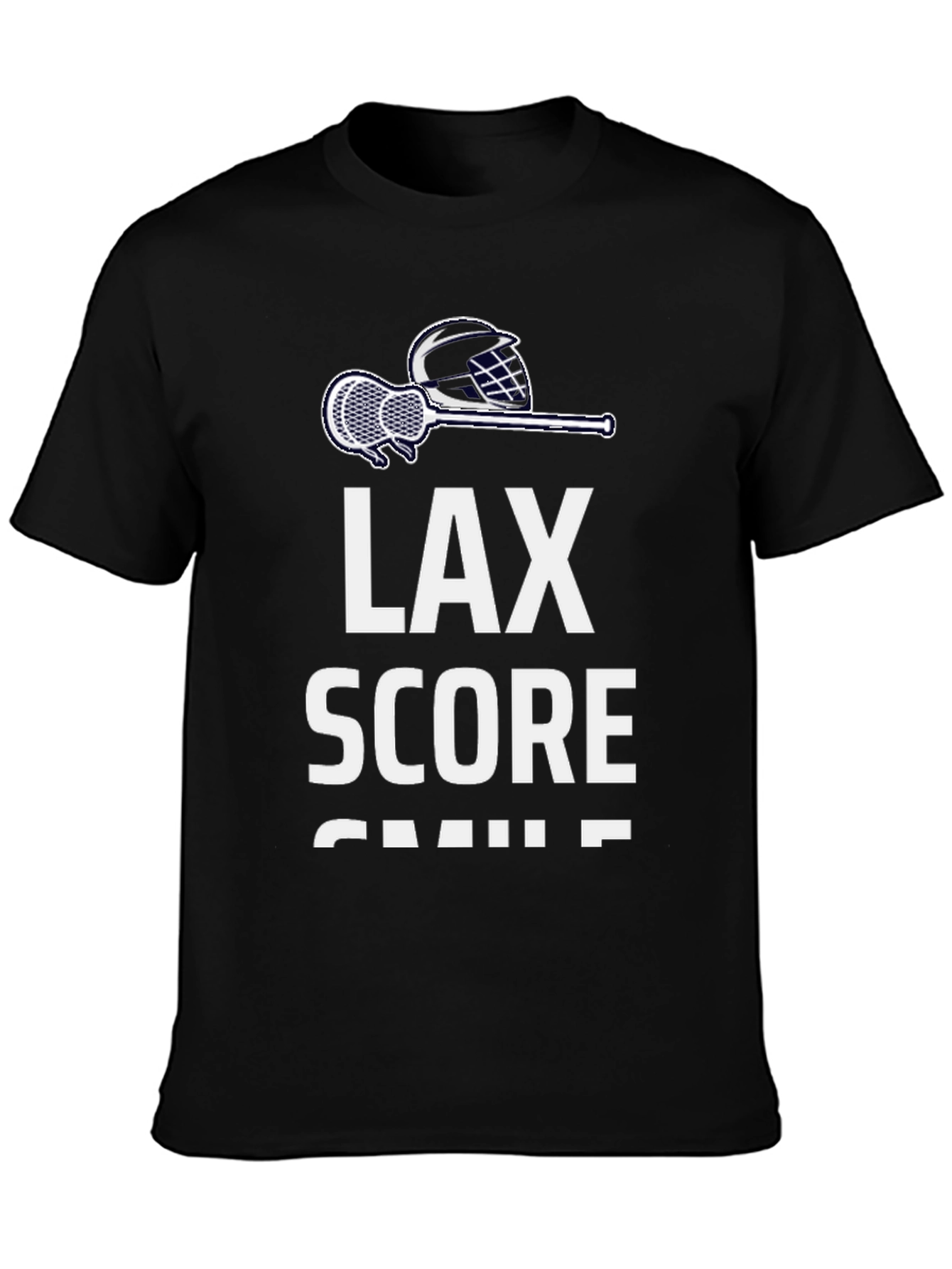 LAX Score Smile Mens Graphic T-Shirt