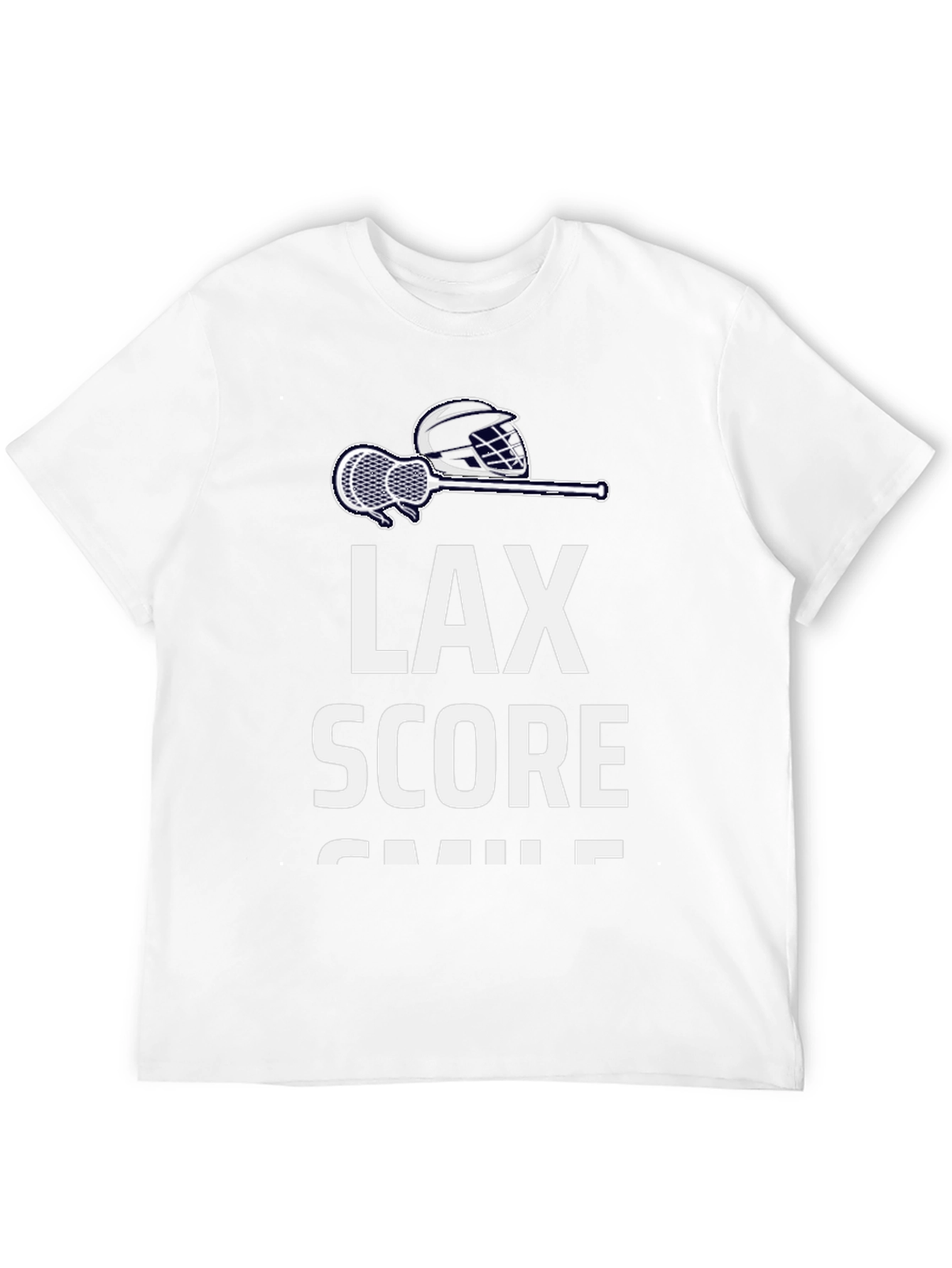 LAX Score Smile Mens Graphic T-Shirt