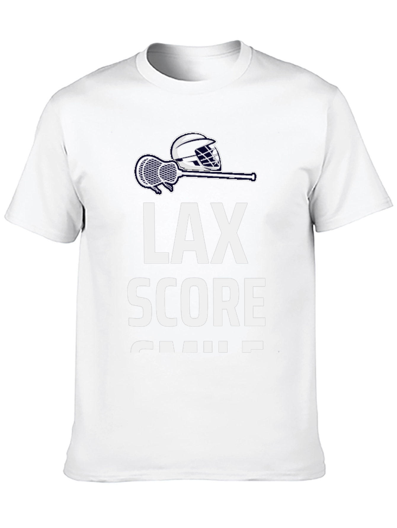 LAX Score Smile Mens Graphic T-Shirt