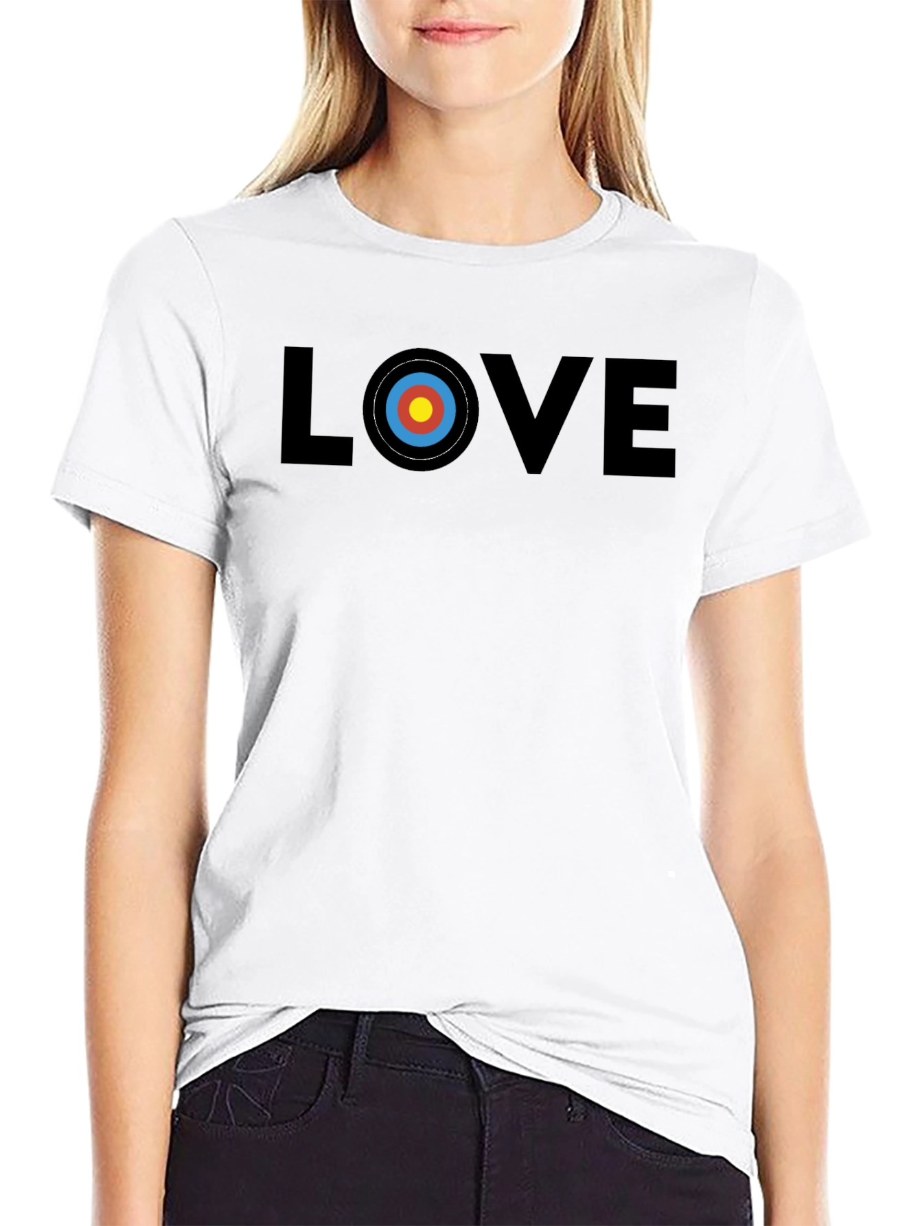 Love Target Graphic Tee - Archery Enthusiast Shirt