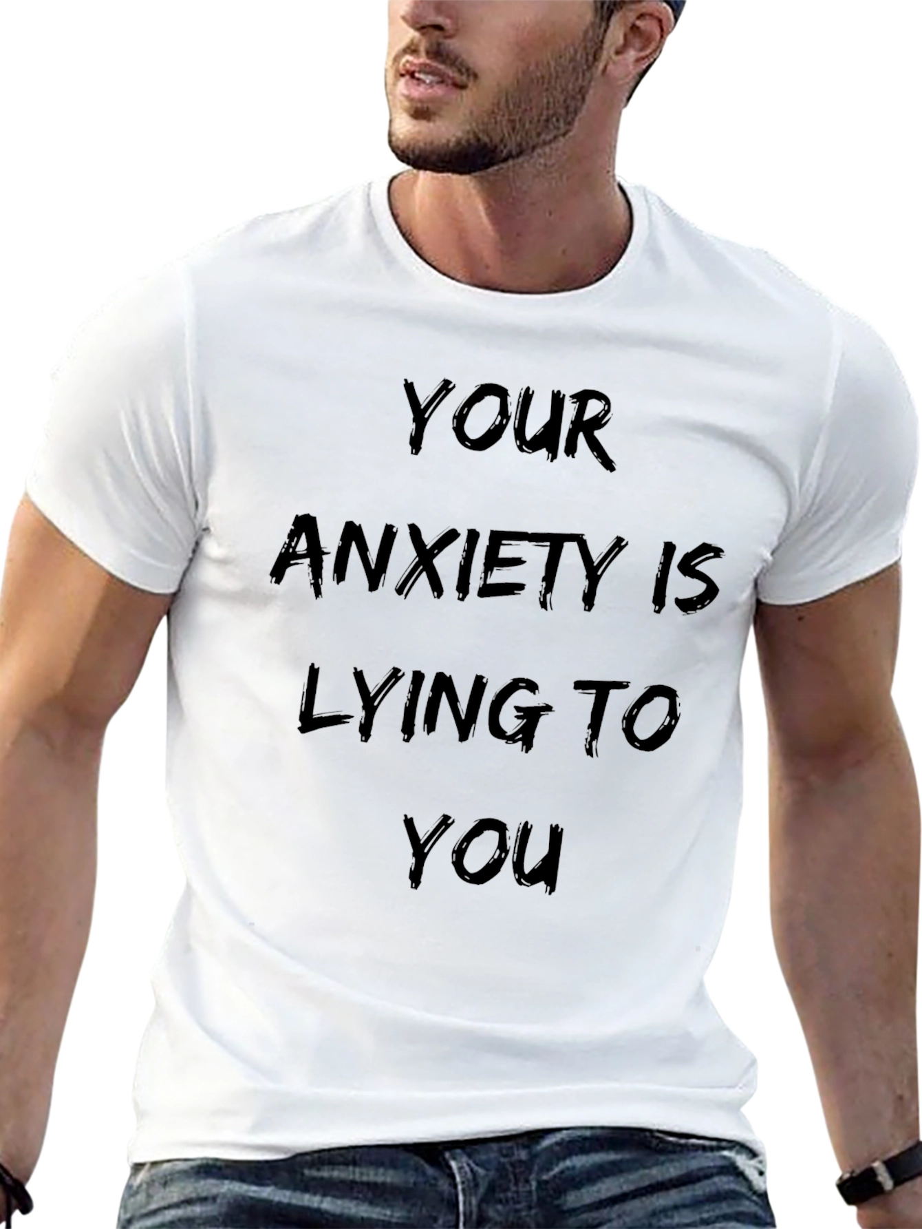Anxiety Awareness Black T-Shirt