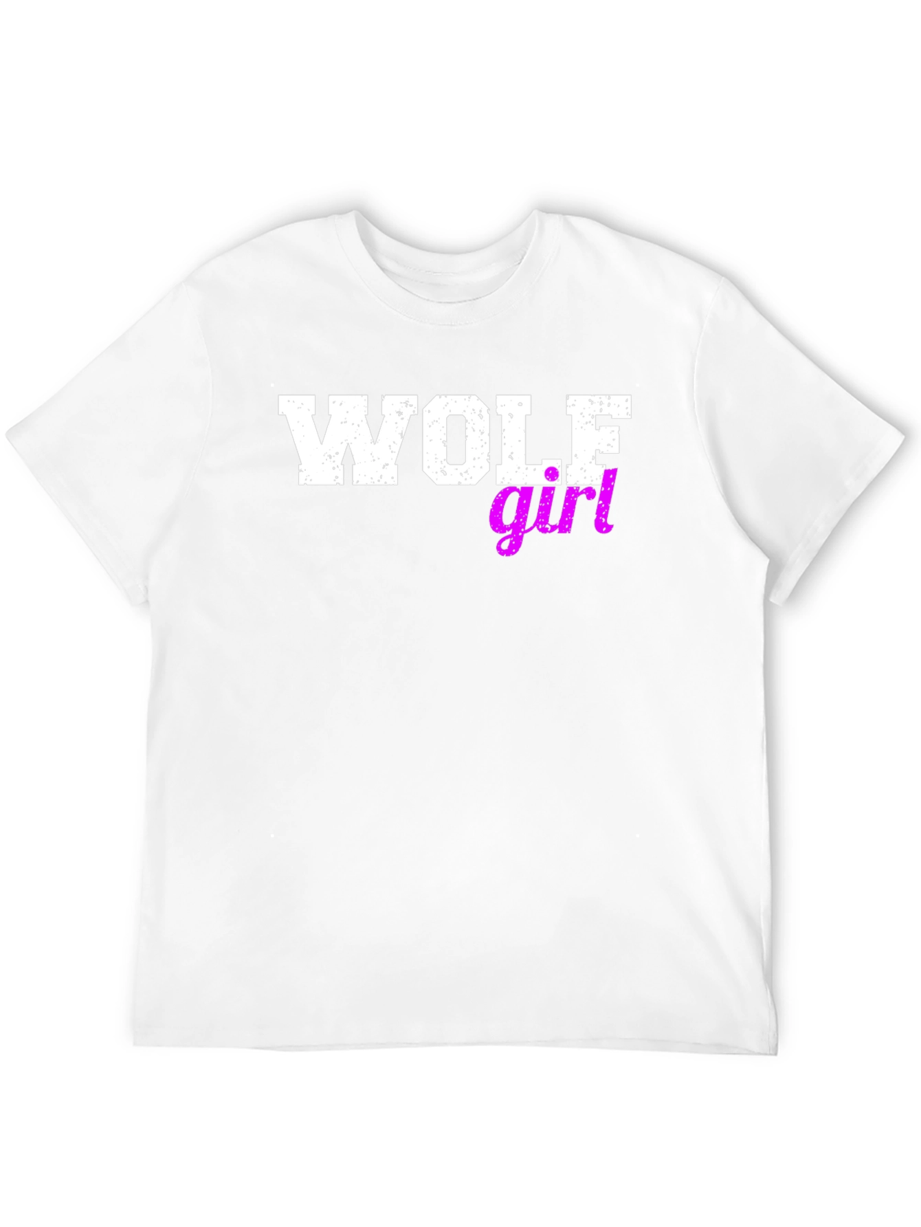 Wolf Girl Graphic Tee - Black T-Shirt