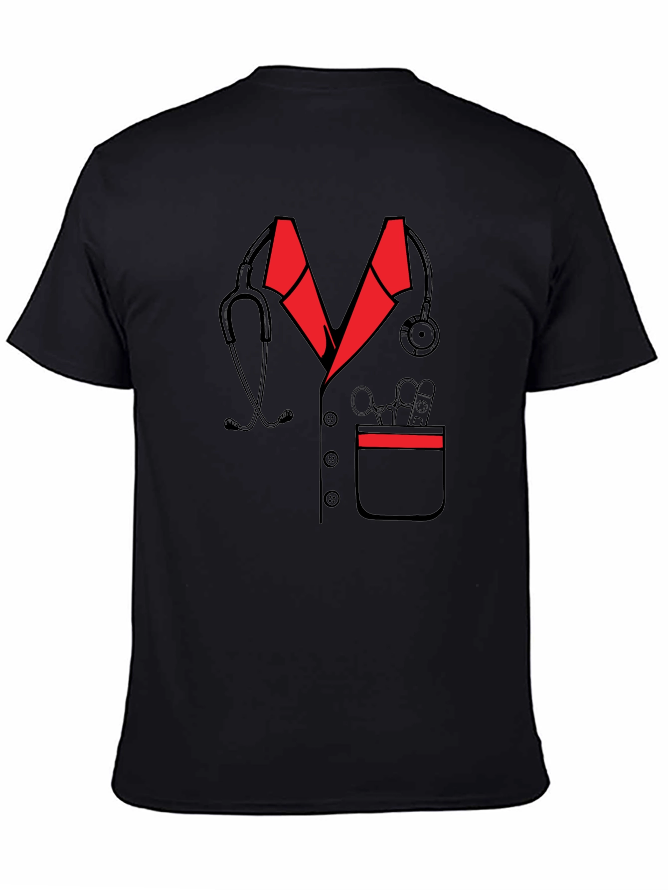 Doctor Outfit Graphic T-Shirt - Medical Professional Tee