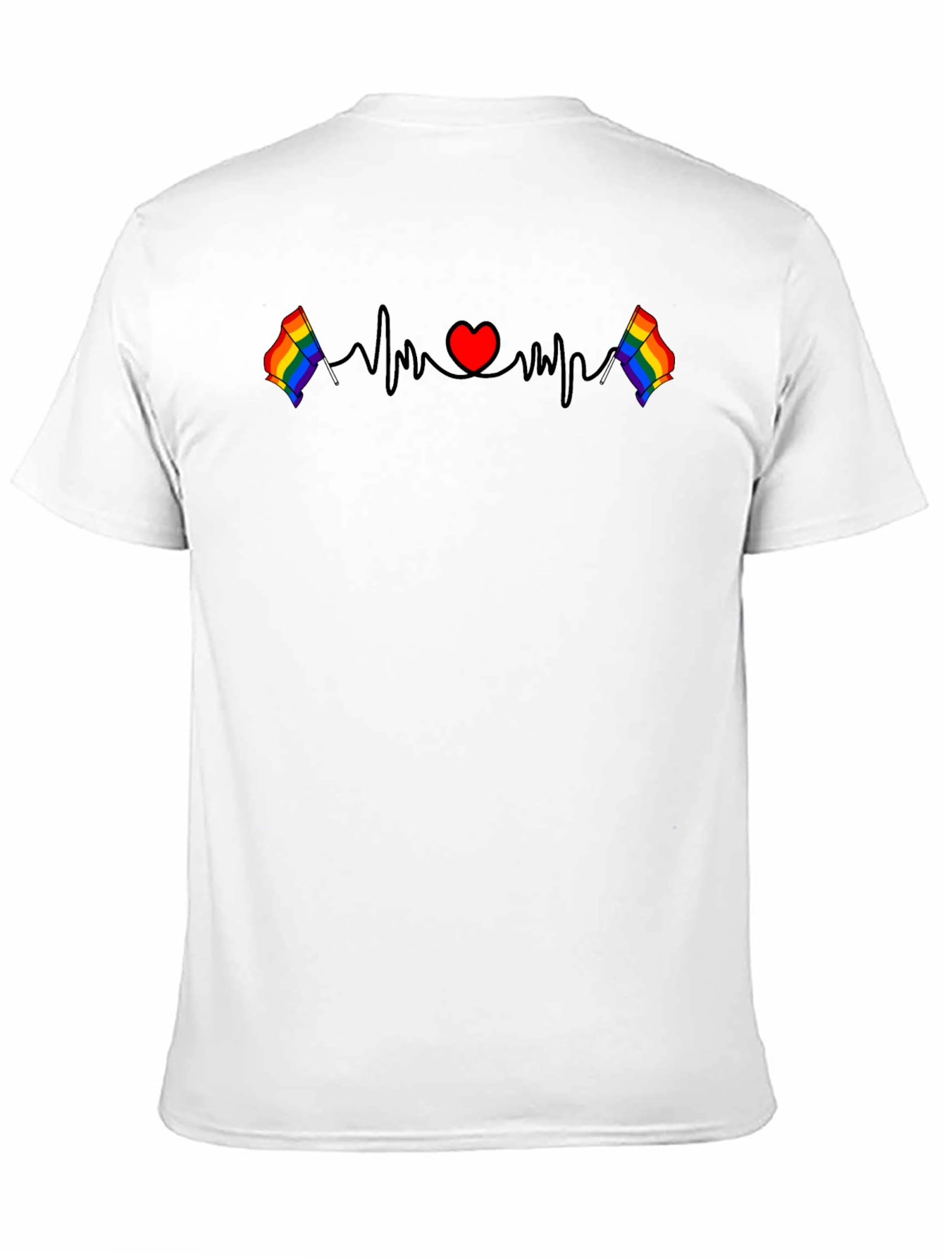 LGBTQ Pride Heartbeat T-Shirt