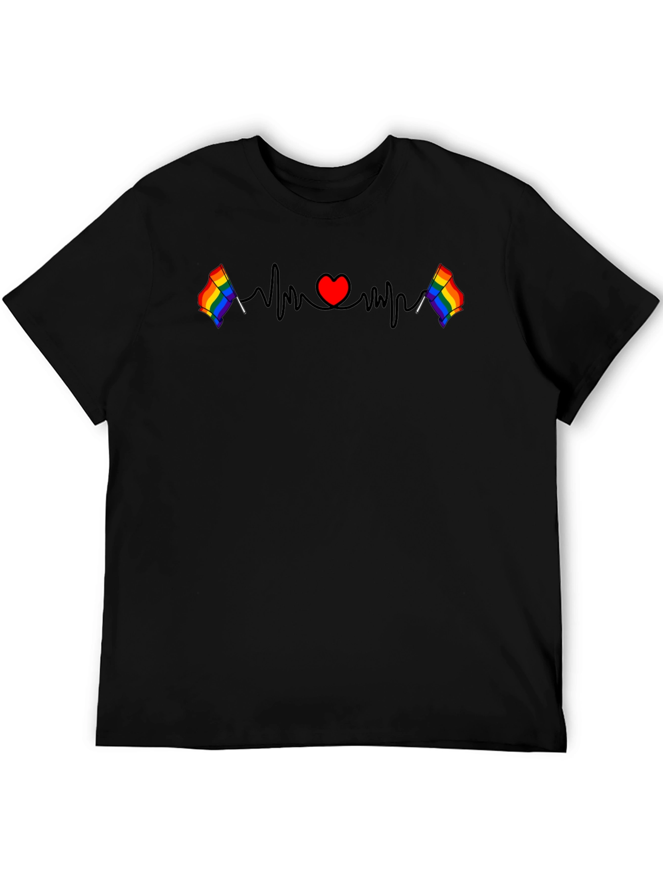 LGBTQ Pride Heartbeat T-Shirt