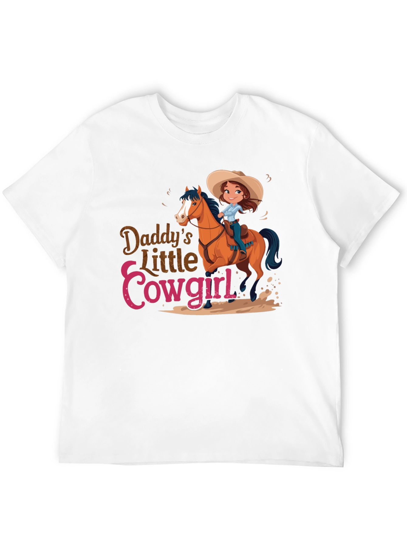 Daddys Little Cowgirl Graphic Tee