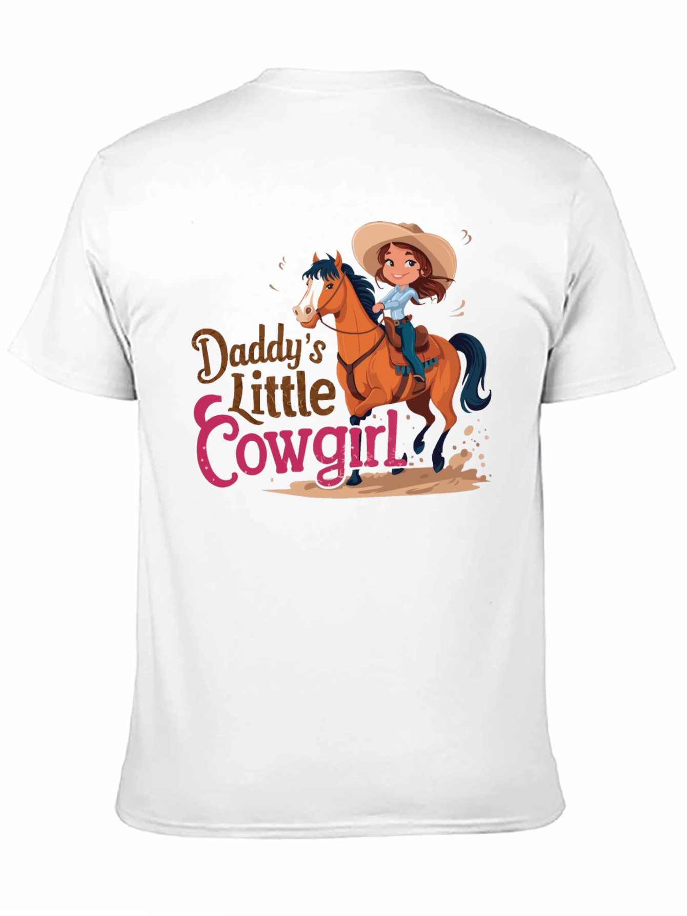 Daddys Little Cowgirl Graphic Tee