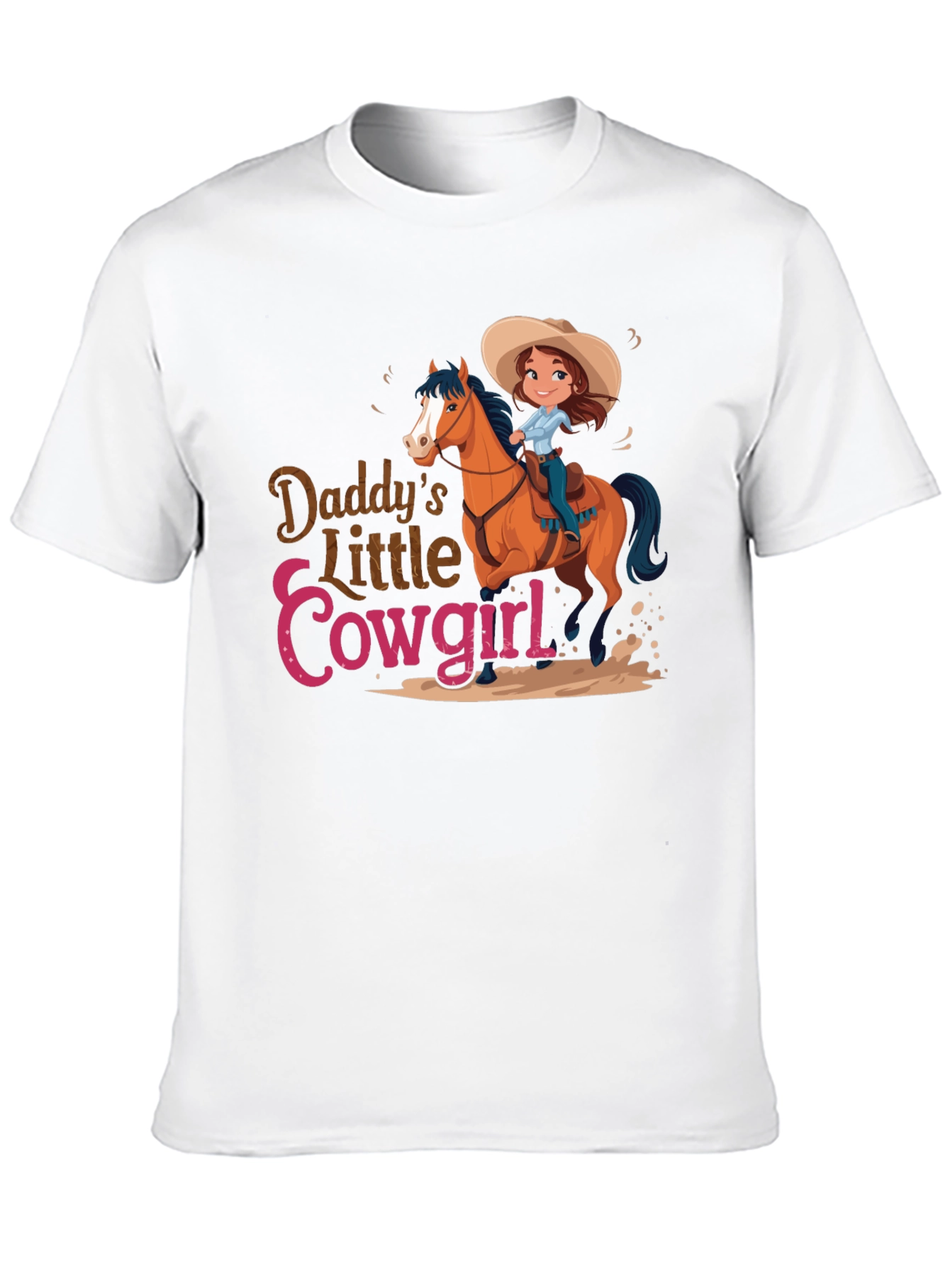 Daddys Little Cowgirl Graphic Tee