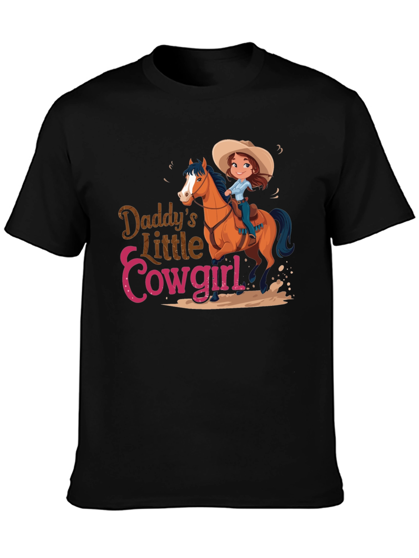 Daddys Little Cowgirl Graphic Tee