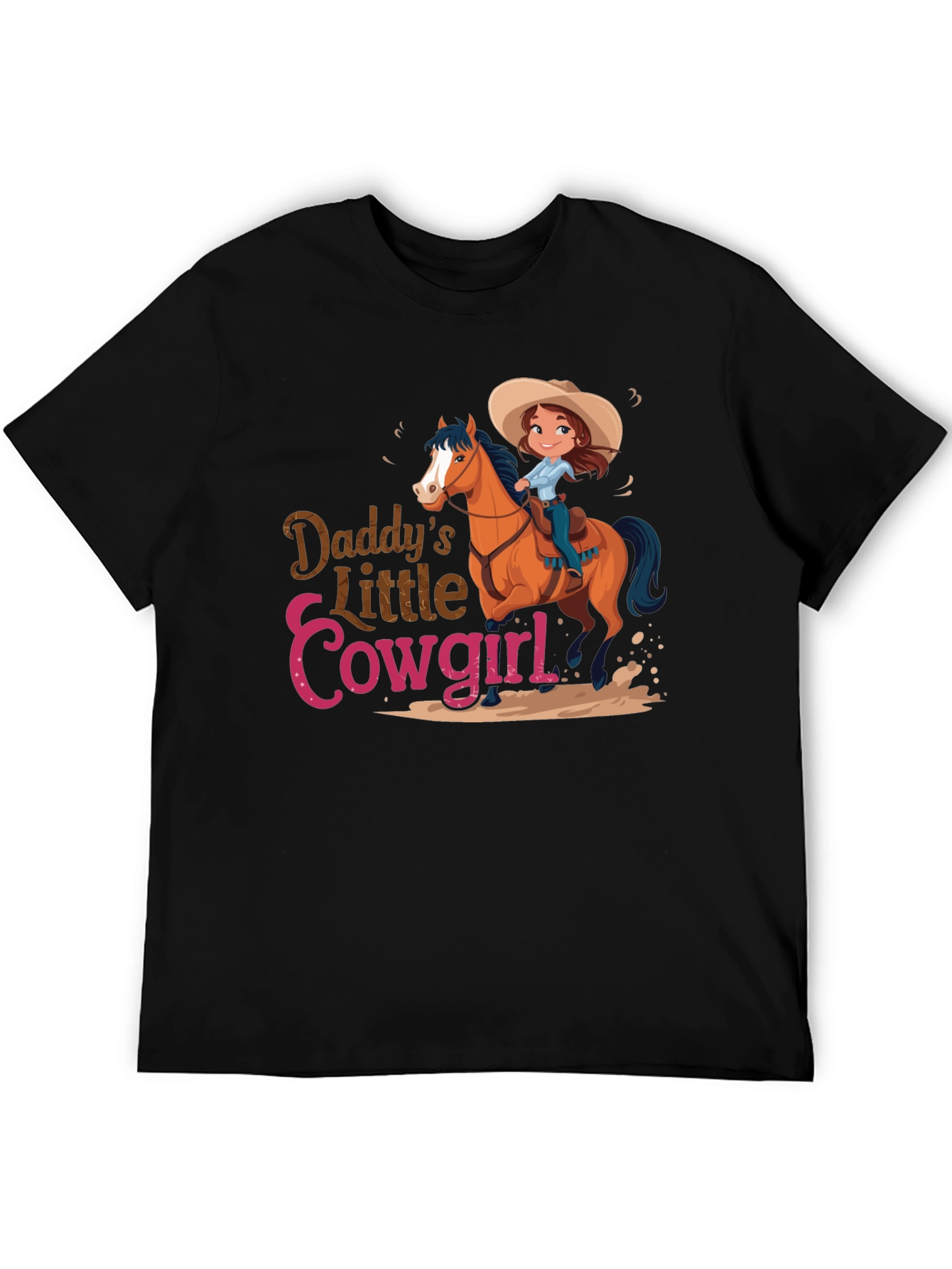 Daddys Little Cowgirl Graphic Tee