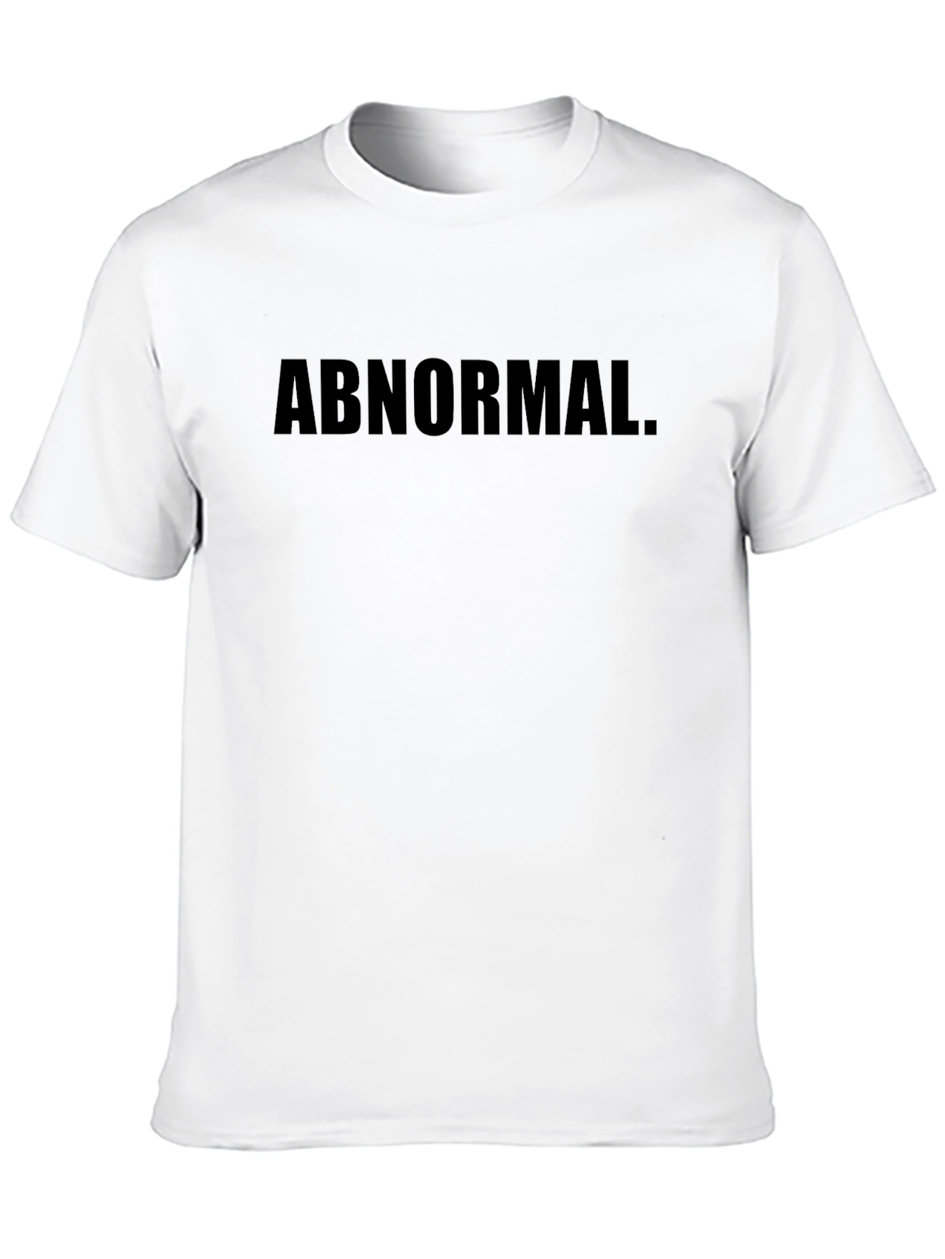 Abnormal Graphic Tee - Black Crew Neck T-Shirt