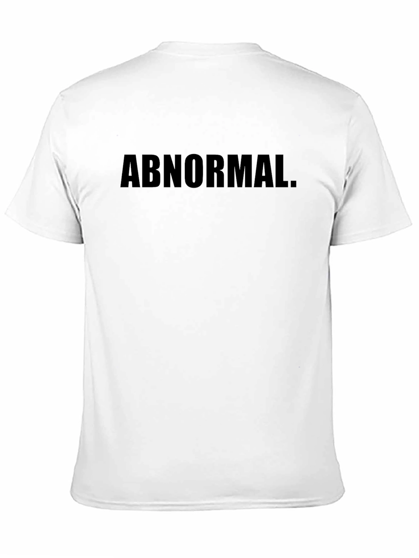Abnormal Graphic Tee - Black Crew Neck T-Shirt