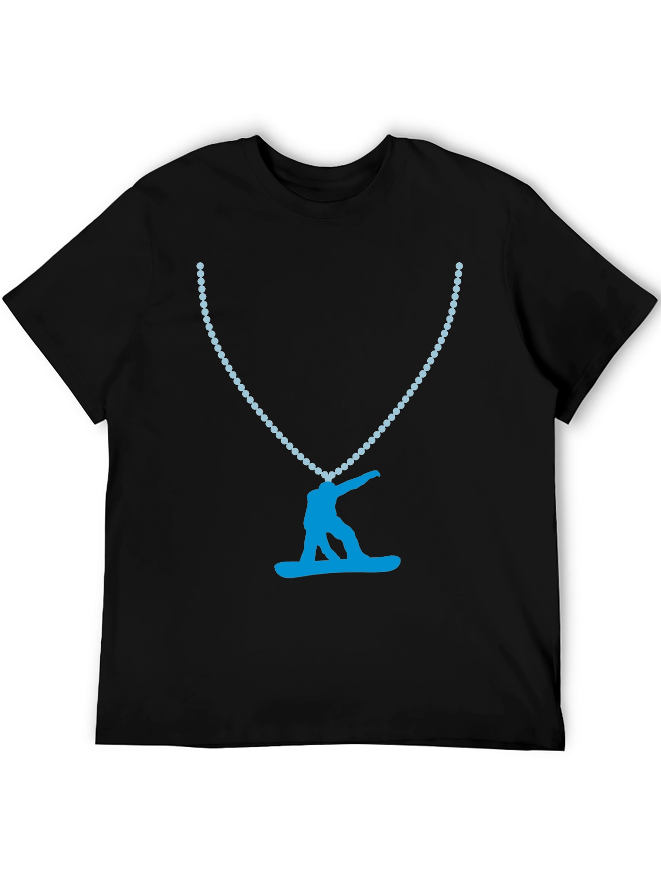 Snowboarder Pendant Tee - Cool Graphic Print