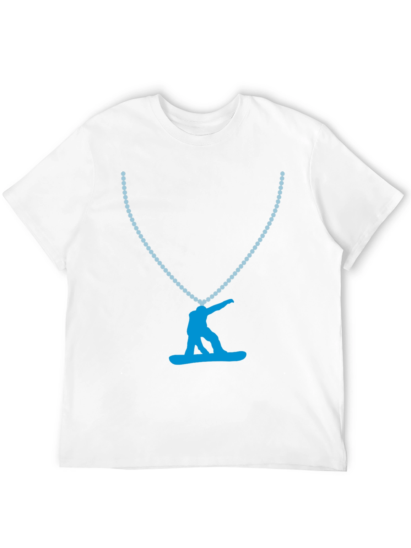 Snowboarder Pendant Tee - Cool Graphic Print