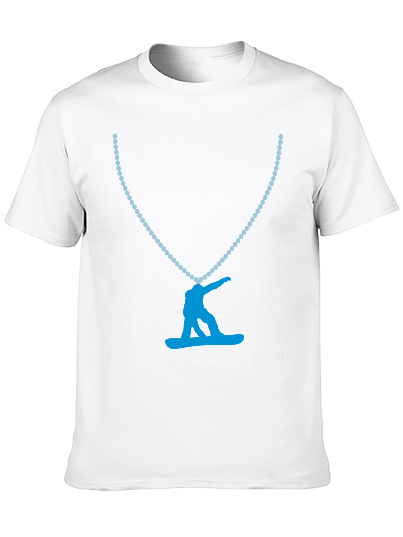 Snowboarder Pendant Tee - Cool Graphic Print