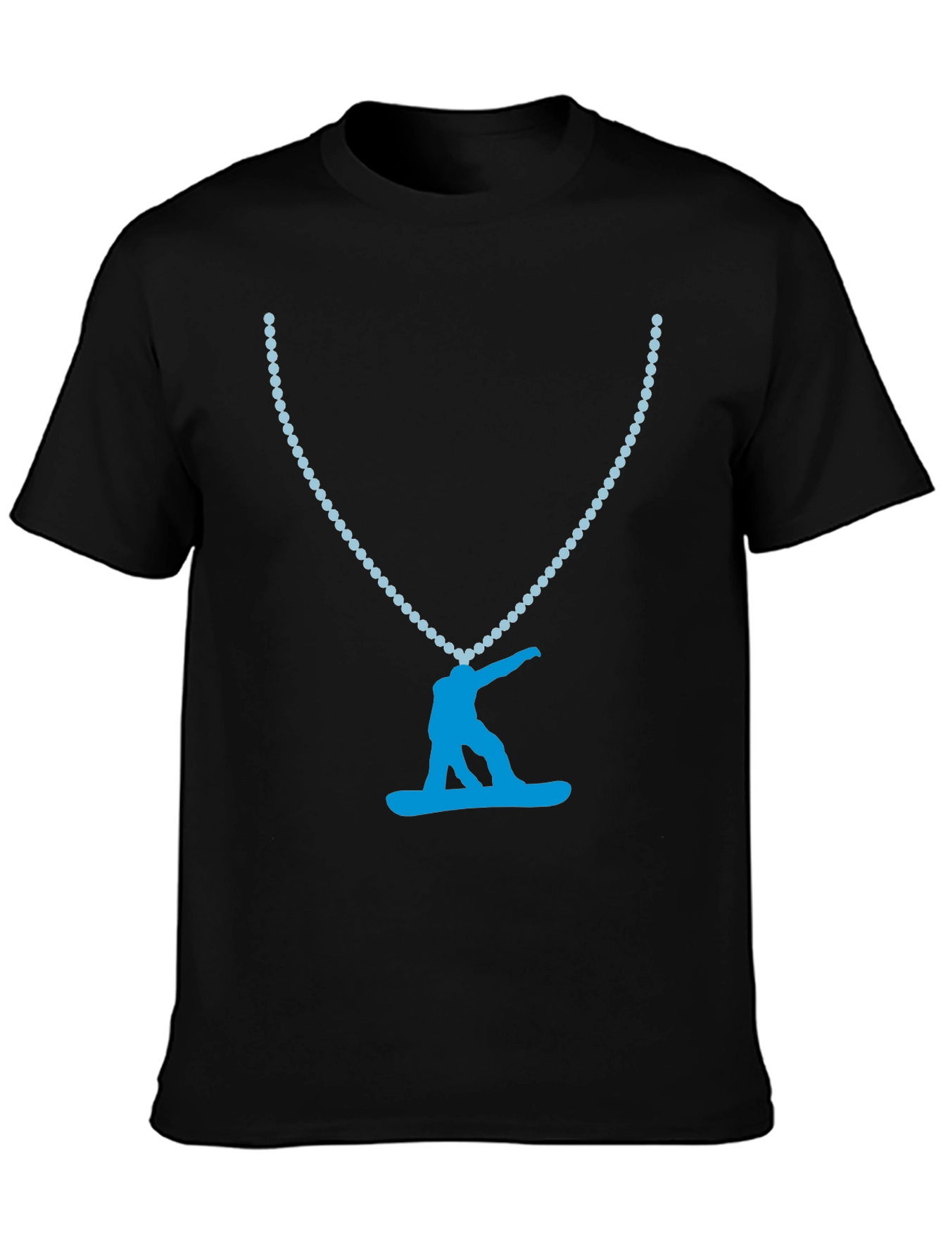 Snowboarder Pendant Tee - Cool Graphic Print