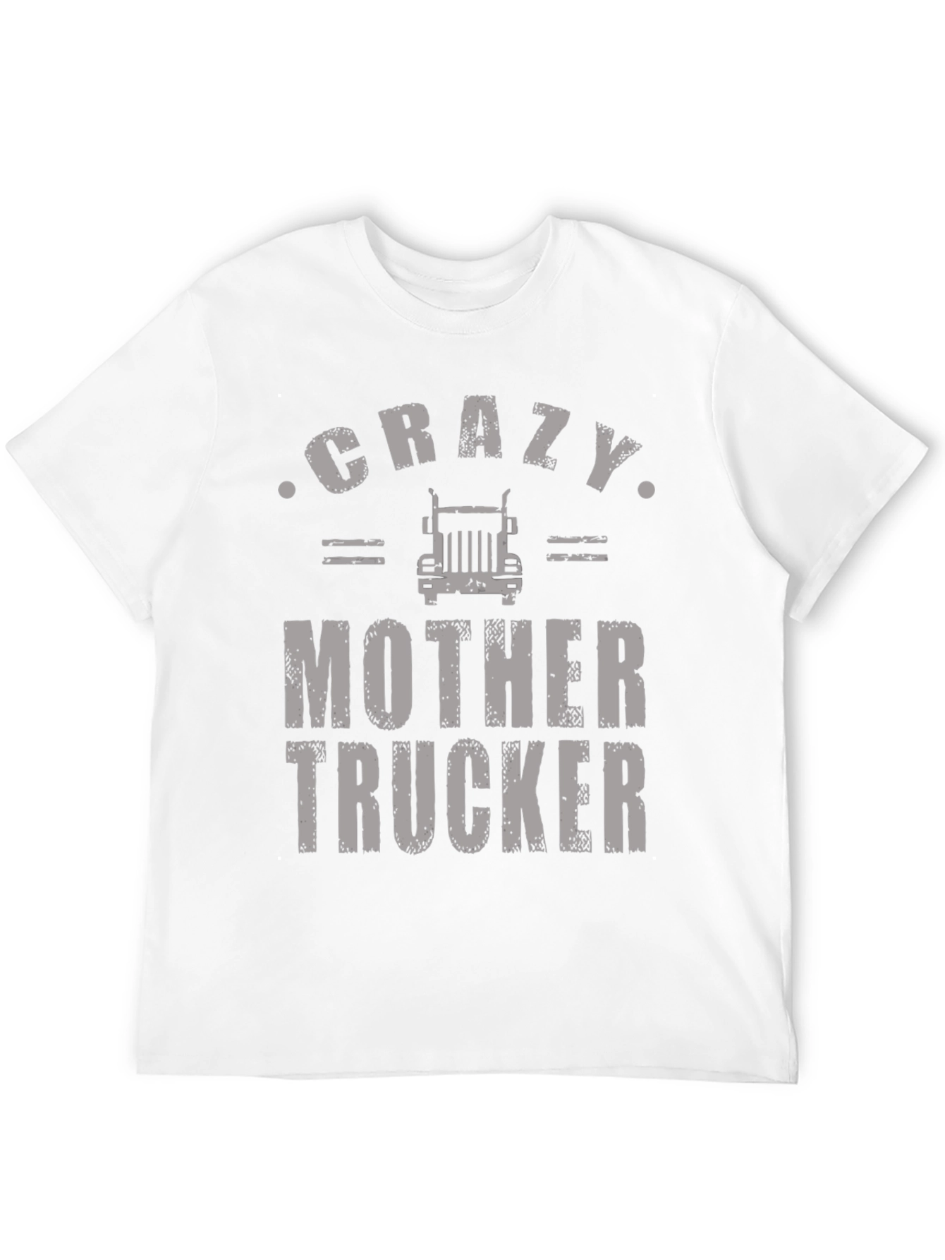 Crazy Mother Trucker Black T-Shirt