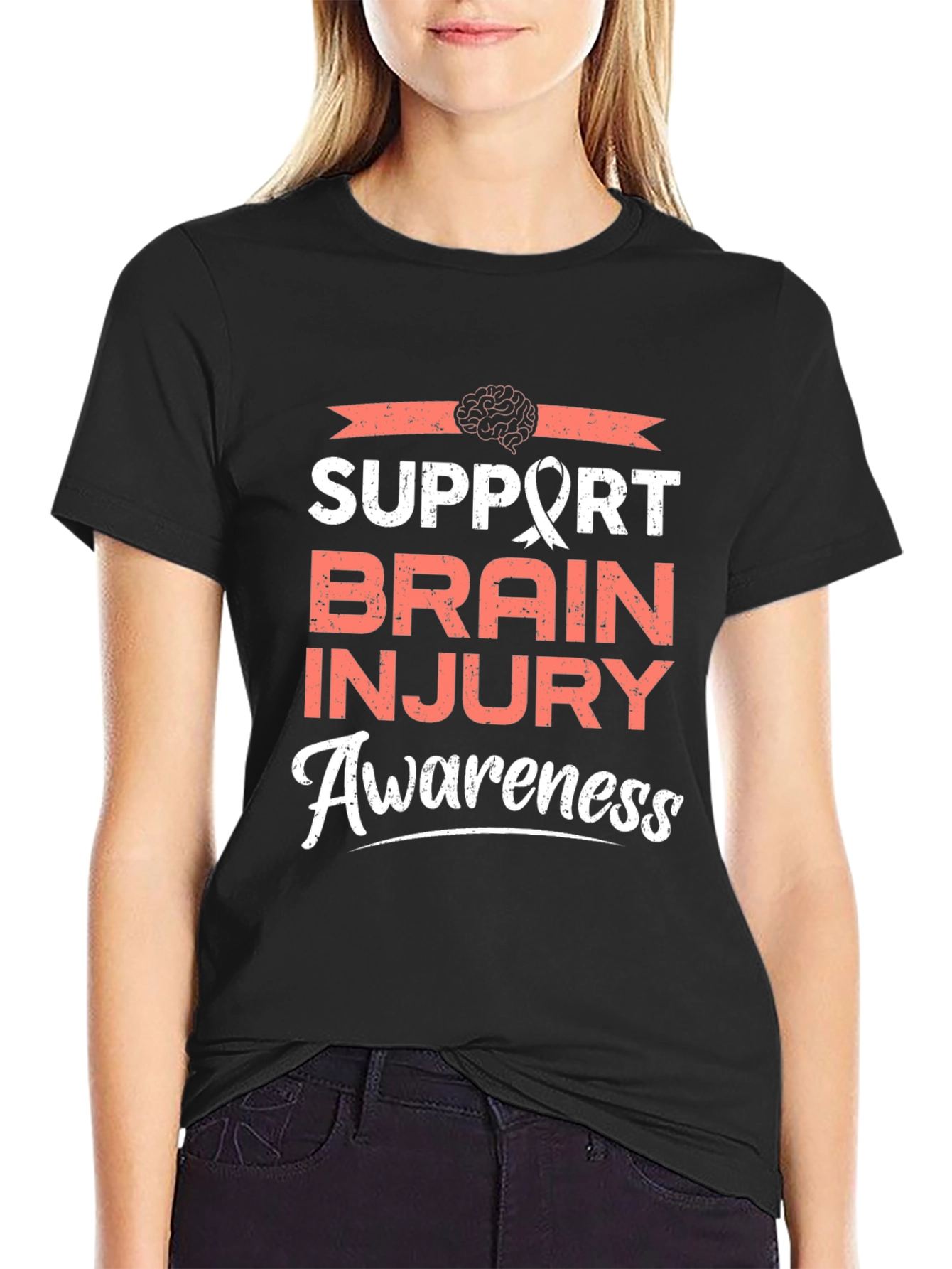 Support Brain Injury Awareness Graphic Tee
